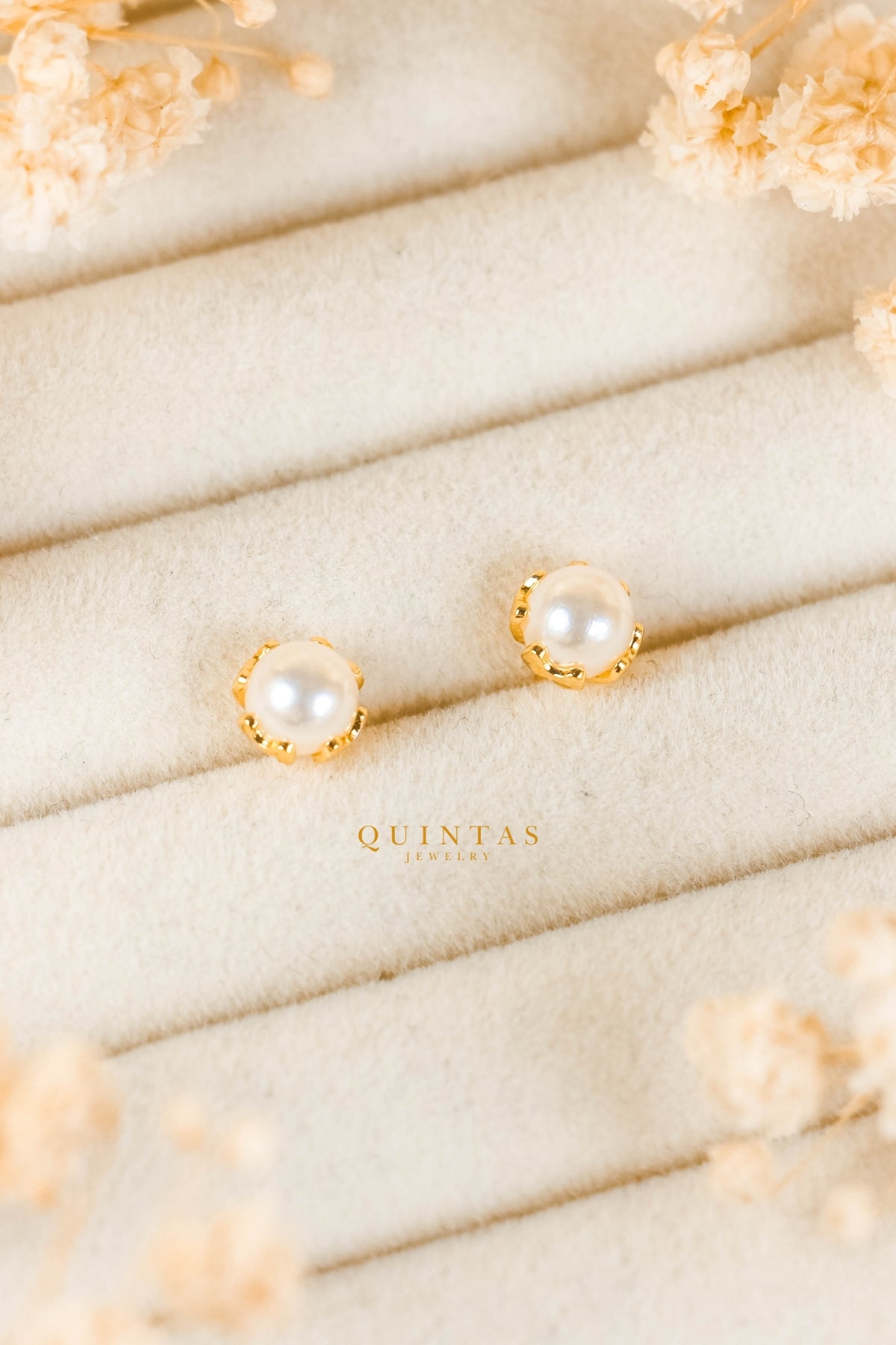 Grace Pearl Stud Earrings