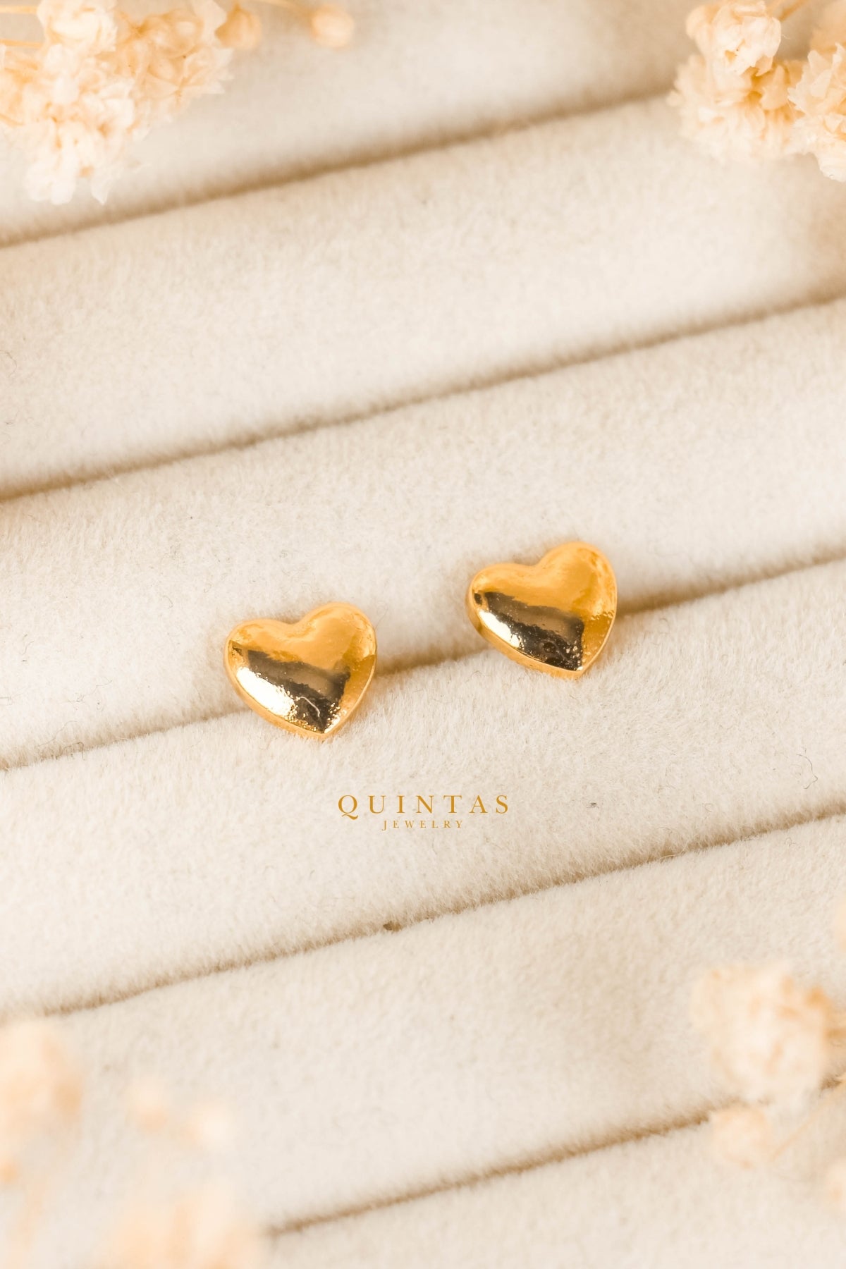 Classic Heart Stud Earrings
