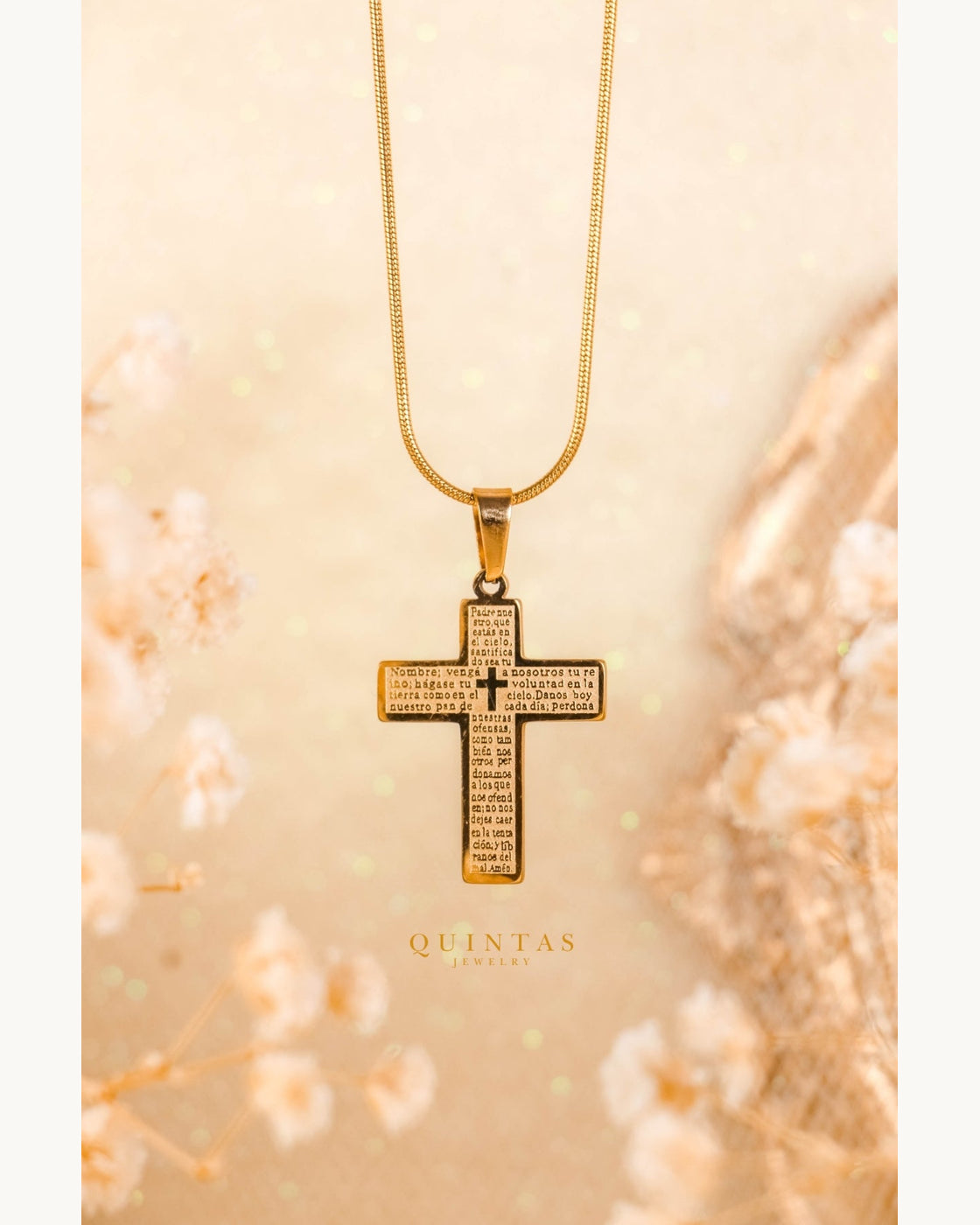 "Our Father" Cross Necklace