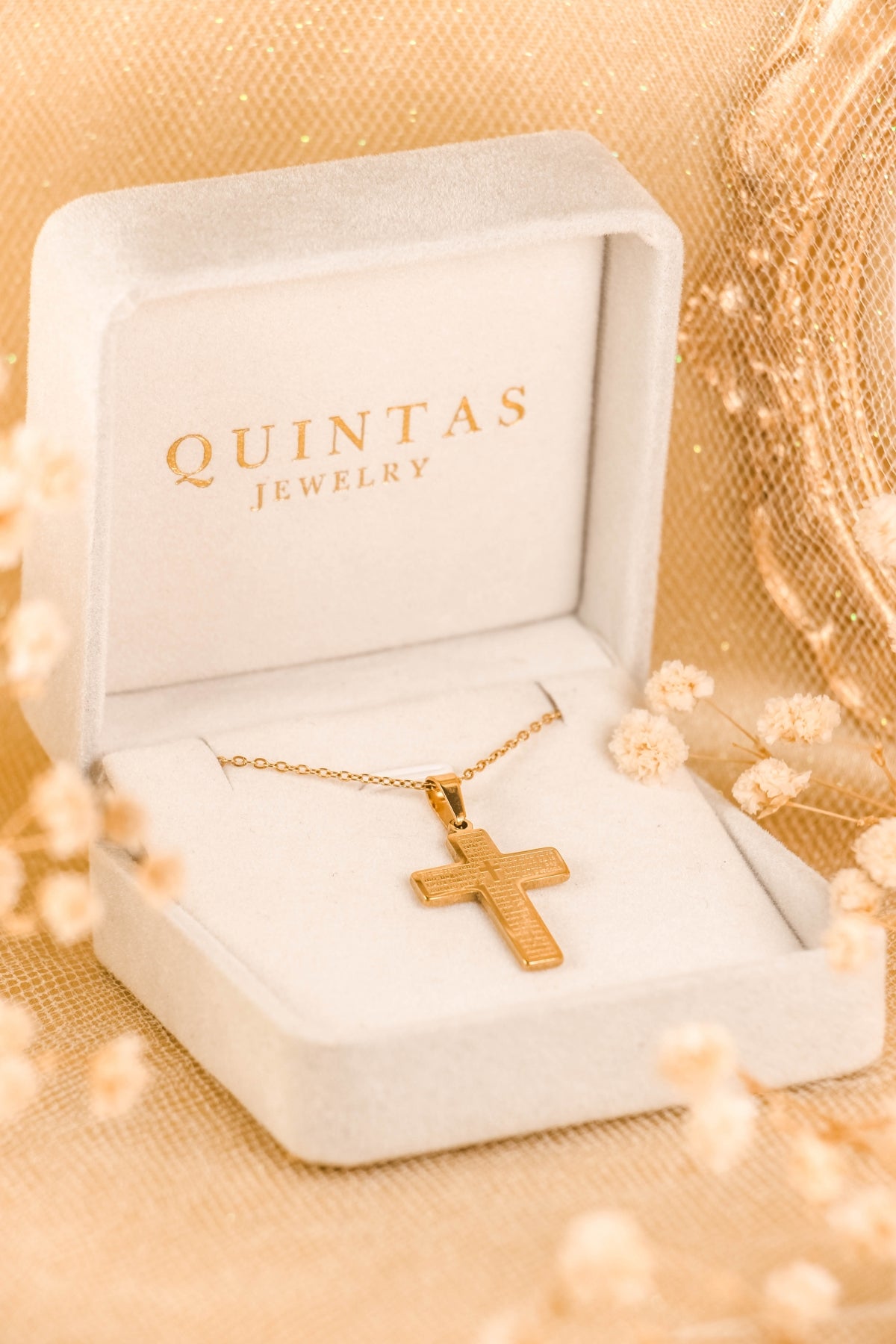 "Our Father" Cross Necklace
