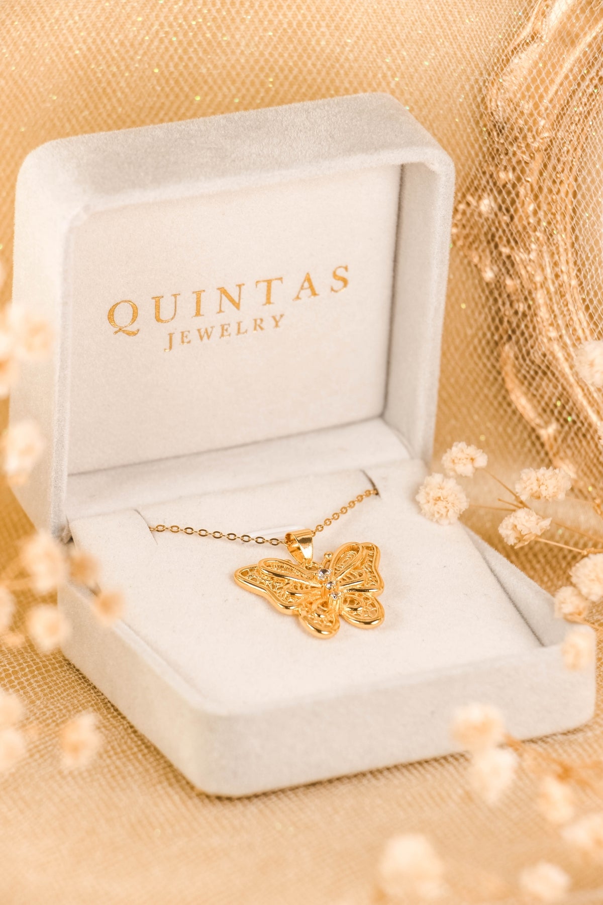 Christina Grand Butterfly Necklace