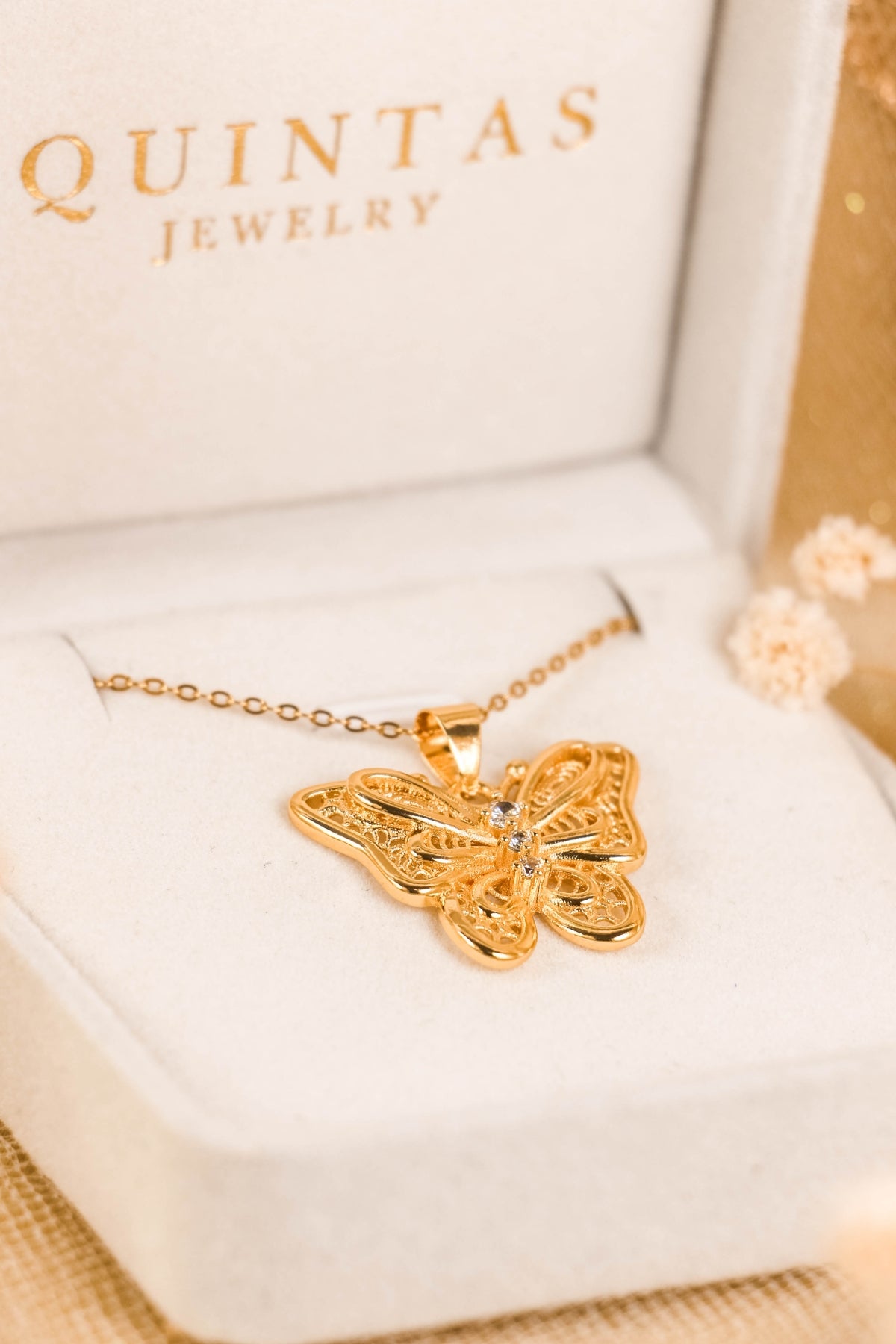 Christina Grand Butterfly Necklace