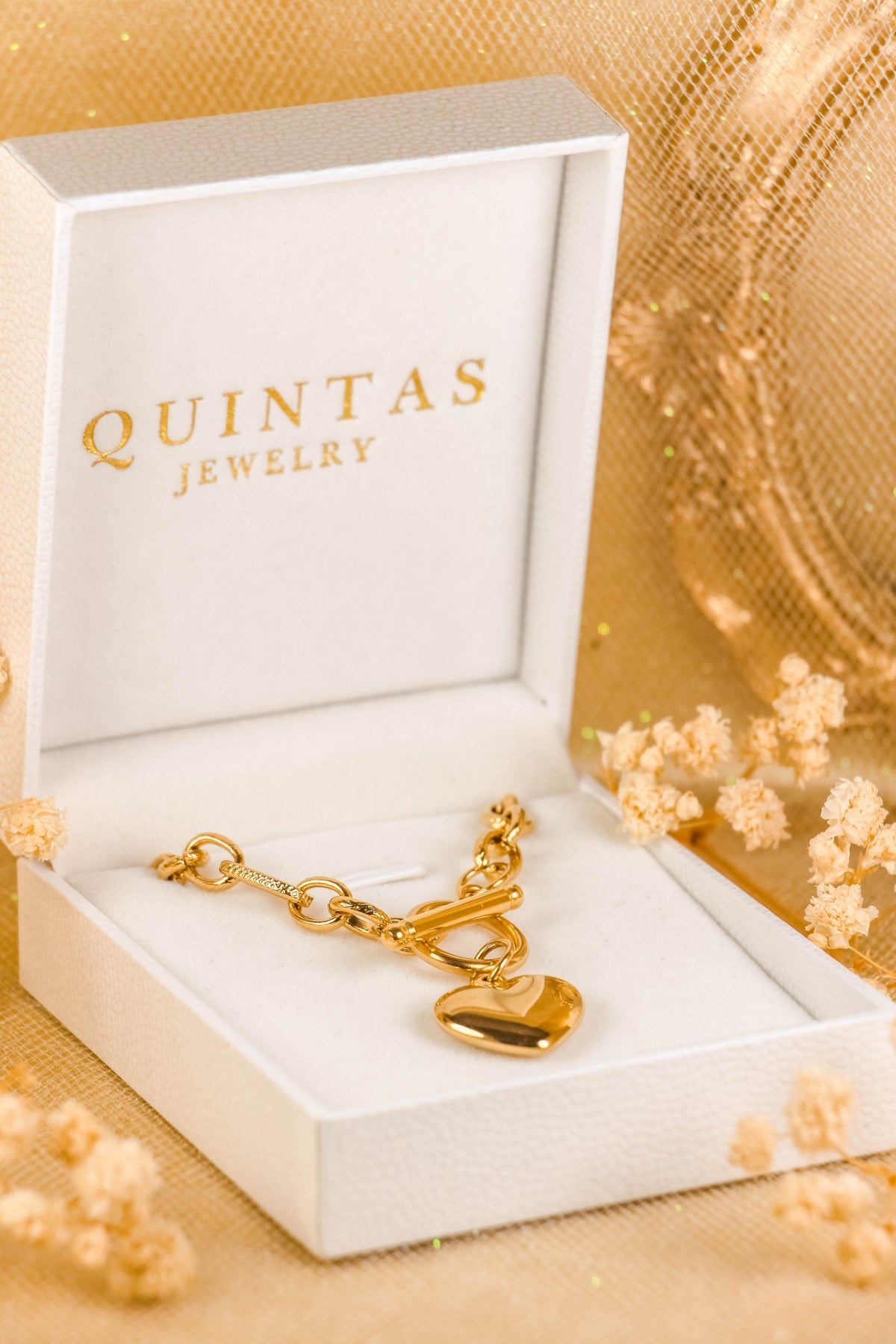 Cleo Heart Bracelet