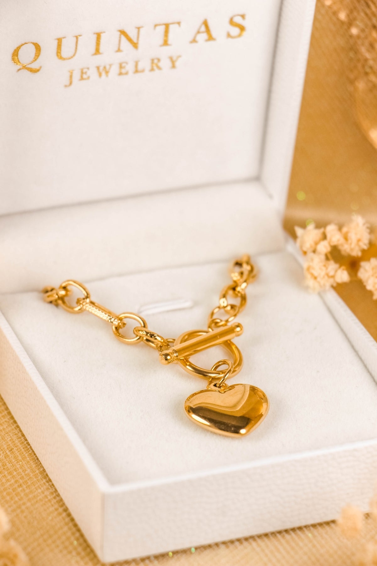 Cleo Heart Bracelet