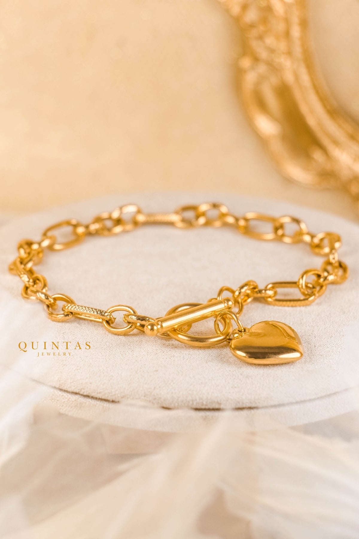 Cleo Heart Bracelet