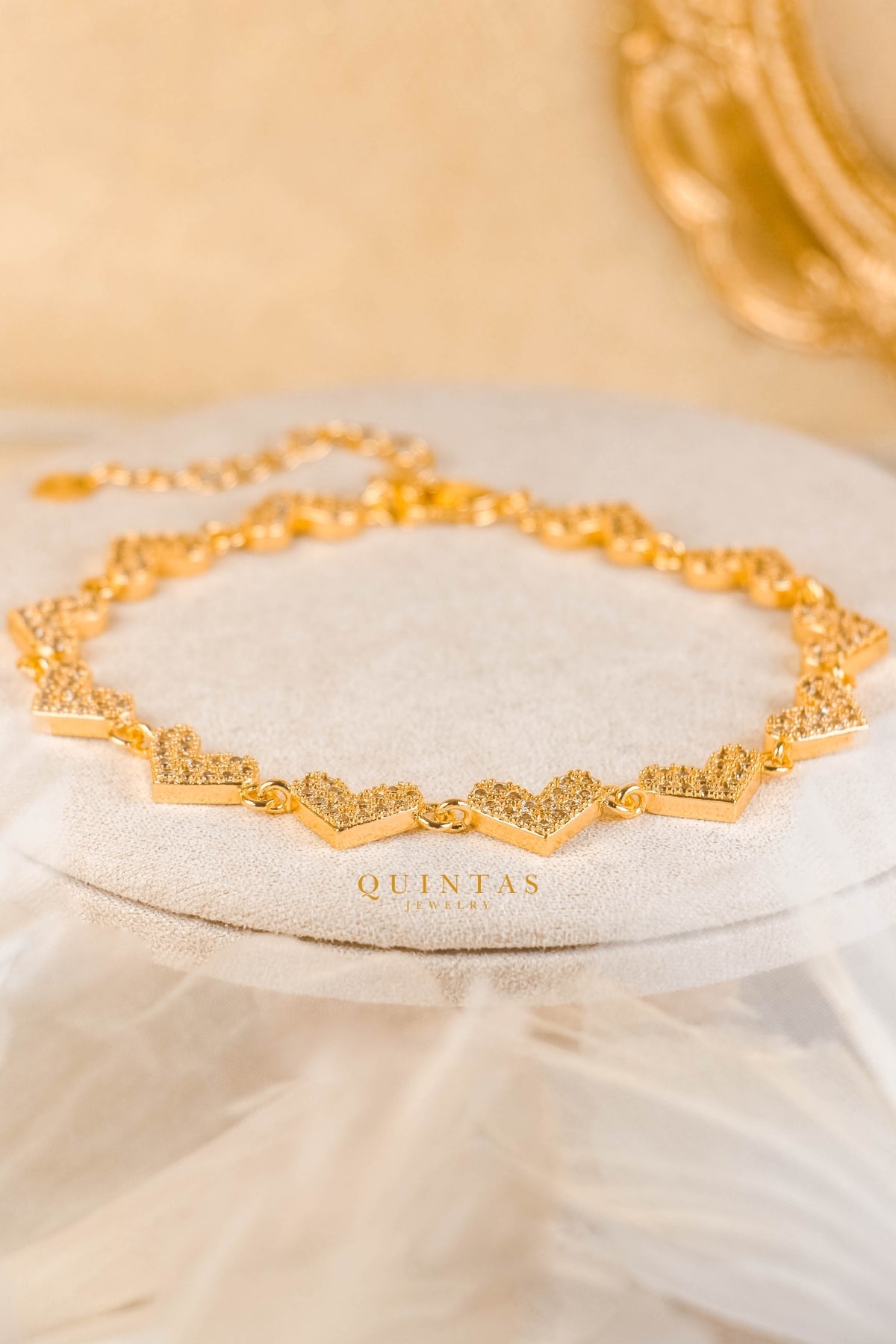 Novaria Hearts Charm Bracelet