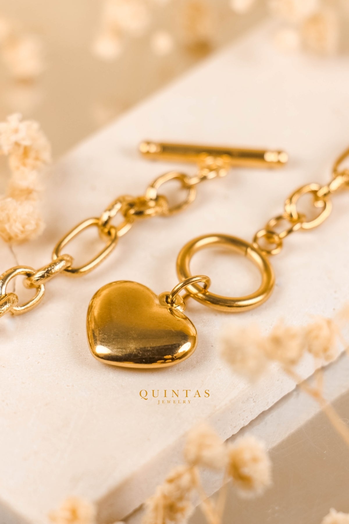 Cleo Heart Bracelet