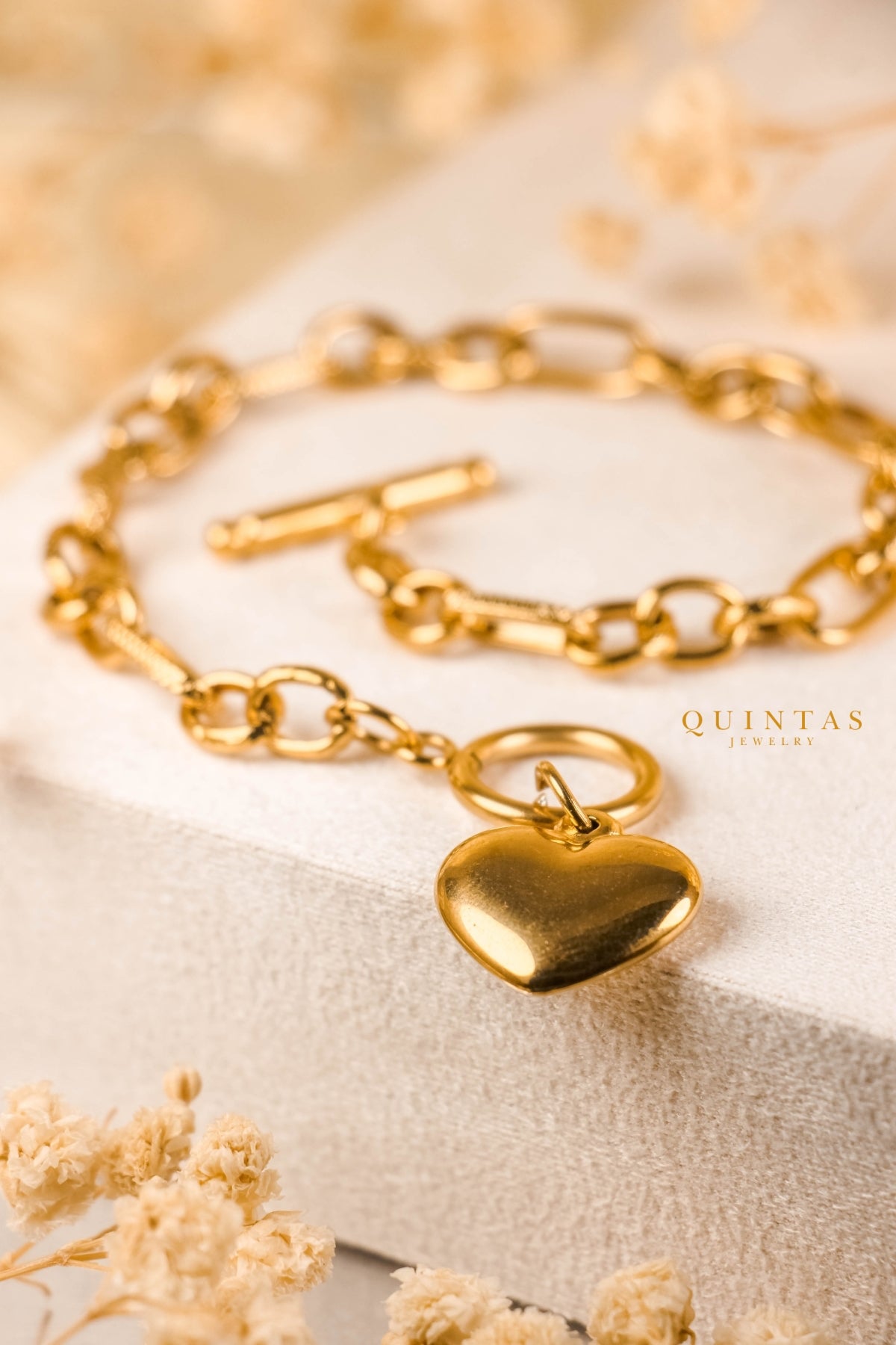 Cleo Heart Bracelet
