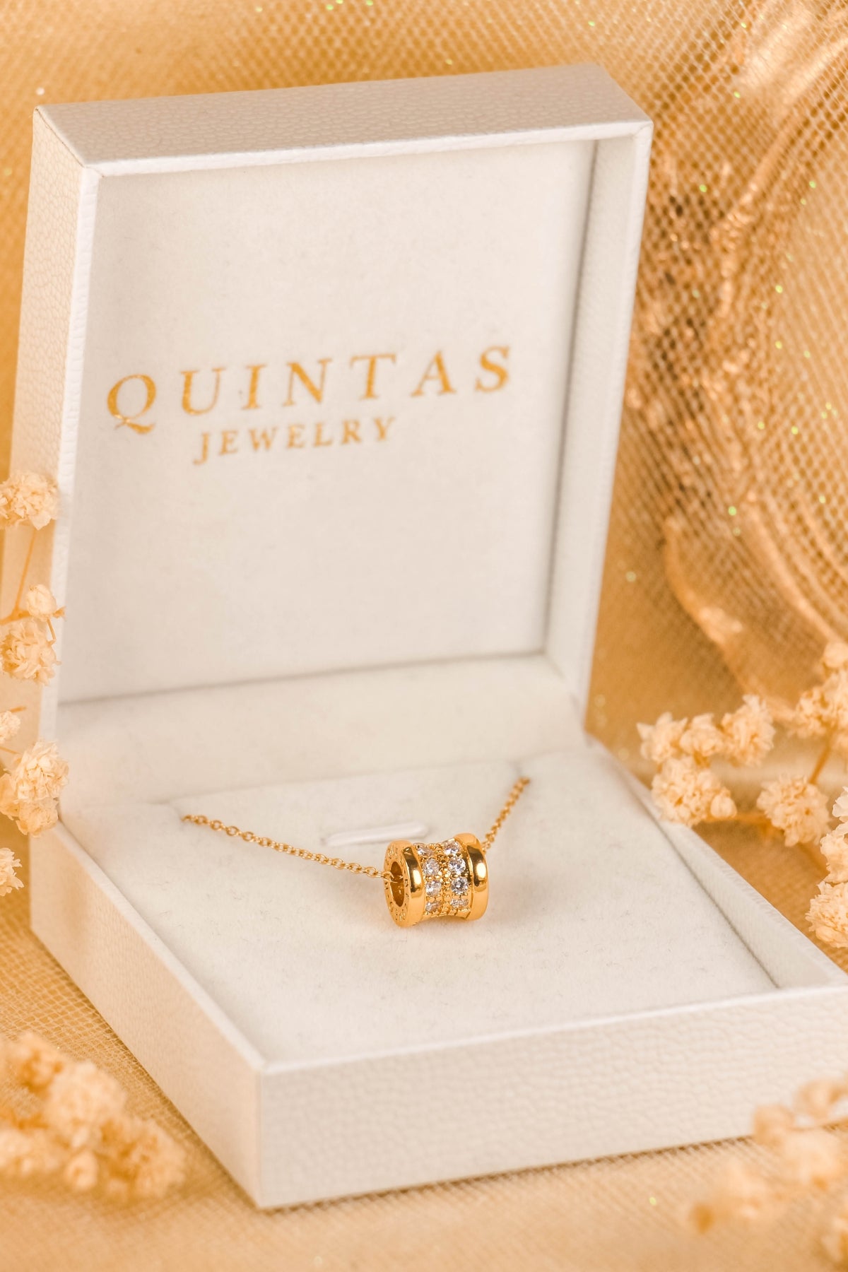 Elan Classic Barrel Necklace