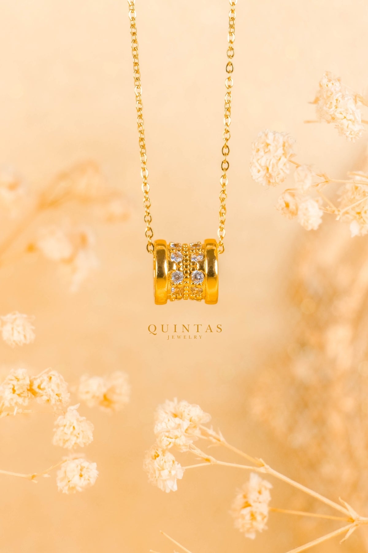 Elan Classic Barrel Necklace