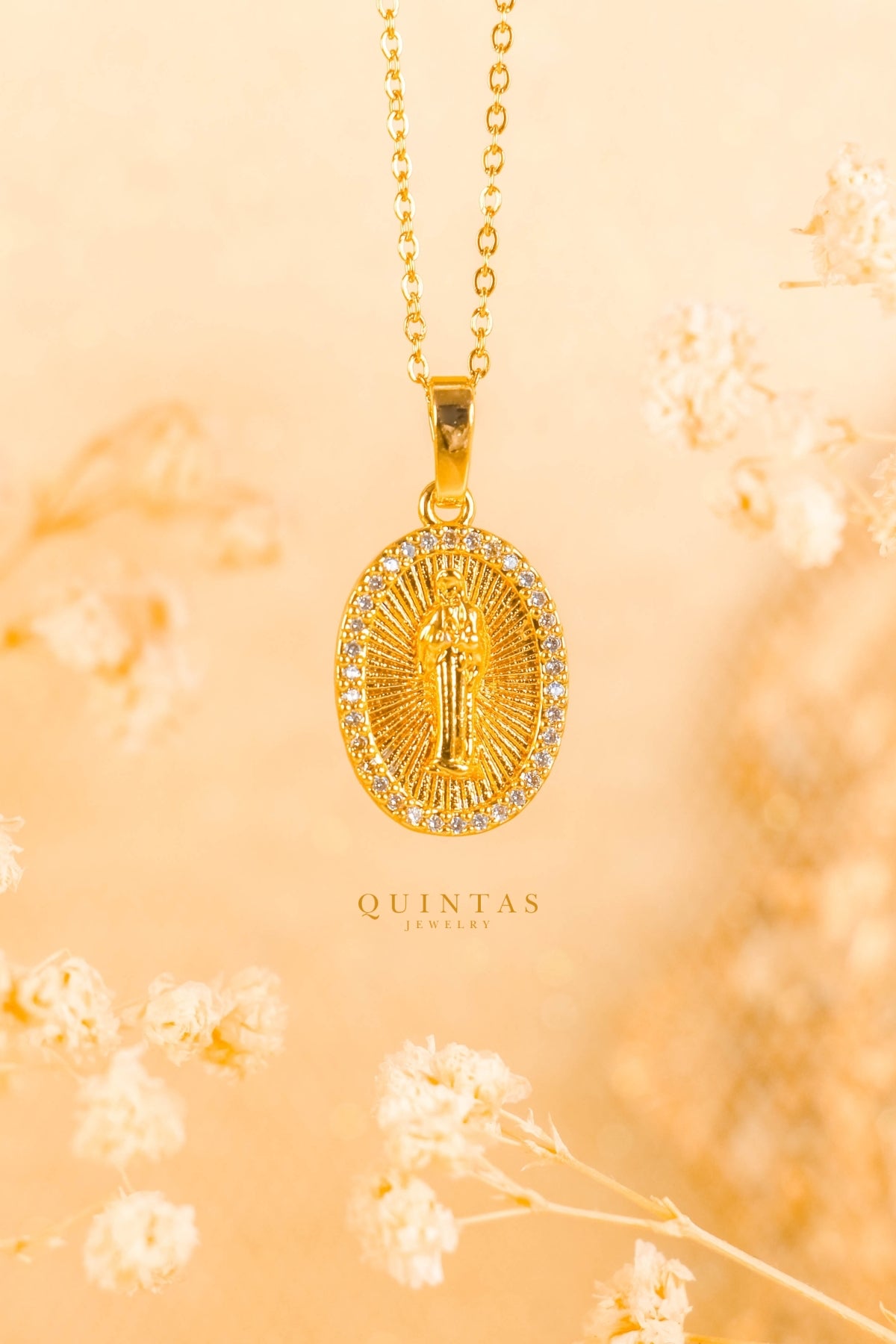 Mama Mary Necklace