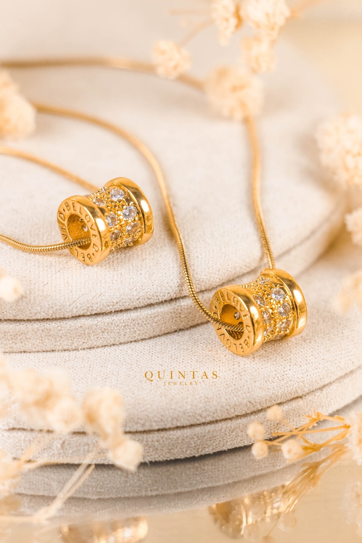 Elan Classic Barrel Necklace