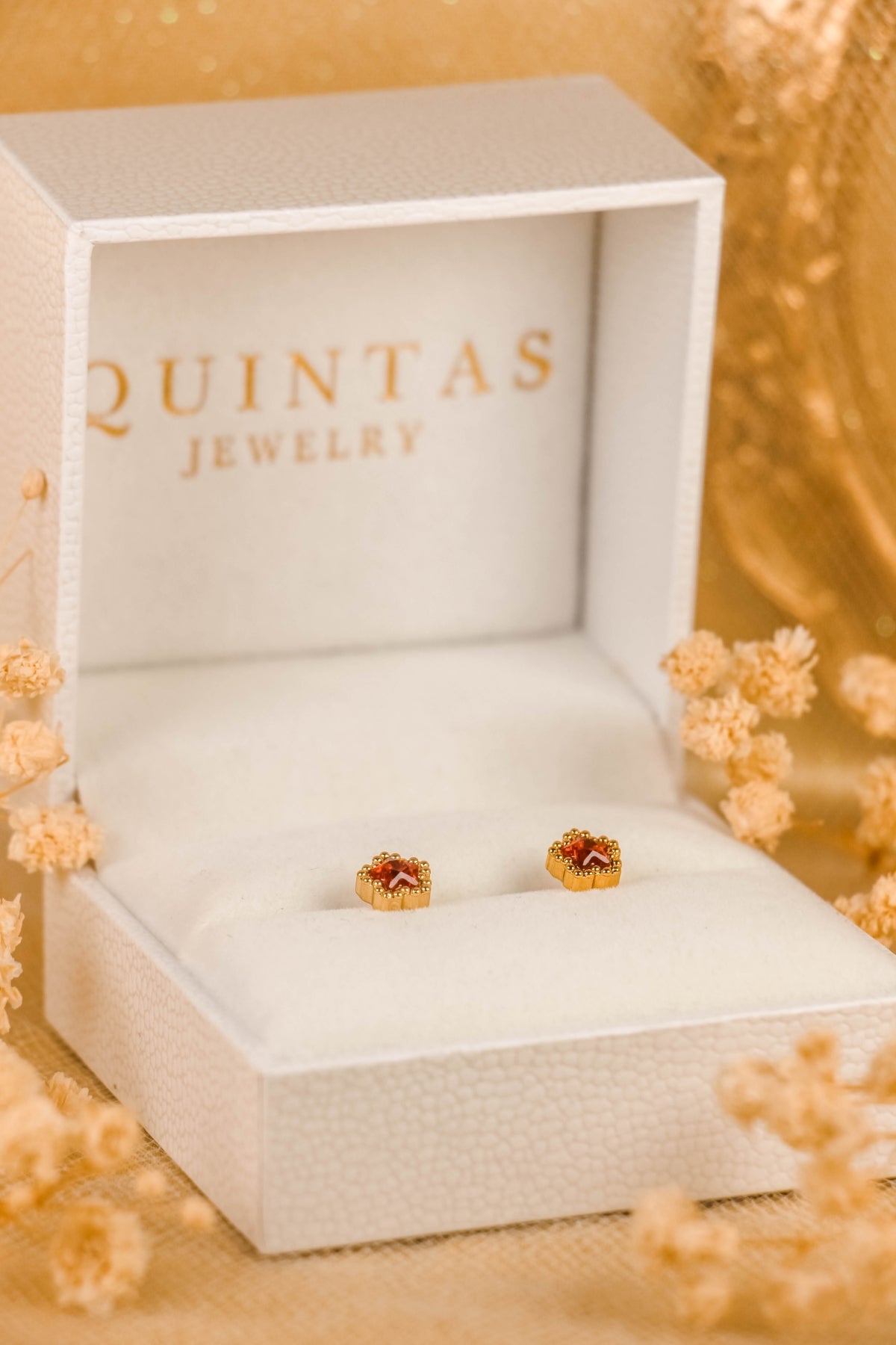 Star Gem Stud Earrings