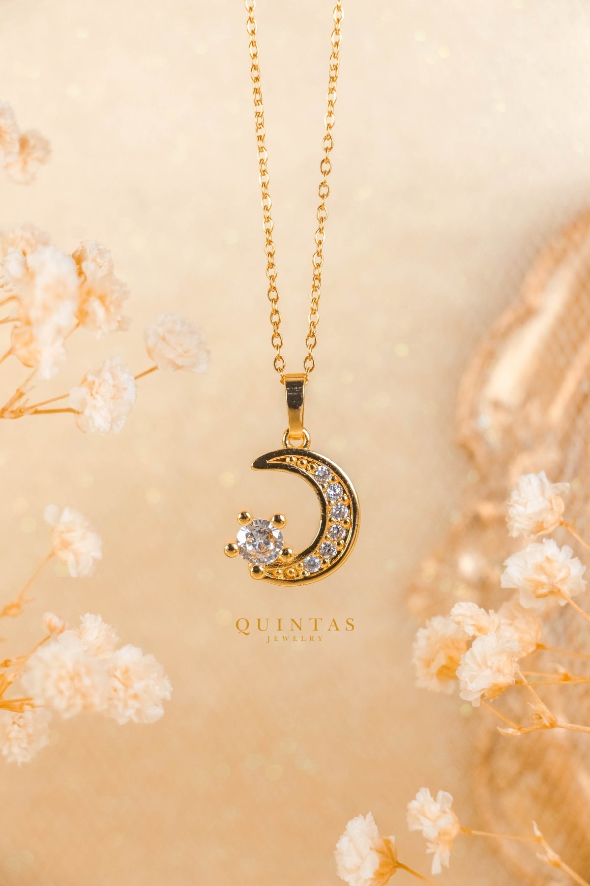Dreamy Moon and Star Necklace
