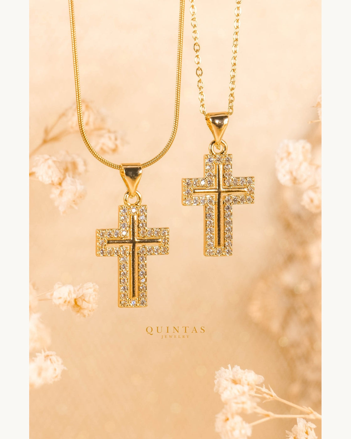 Graceful Cross Necklace