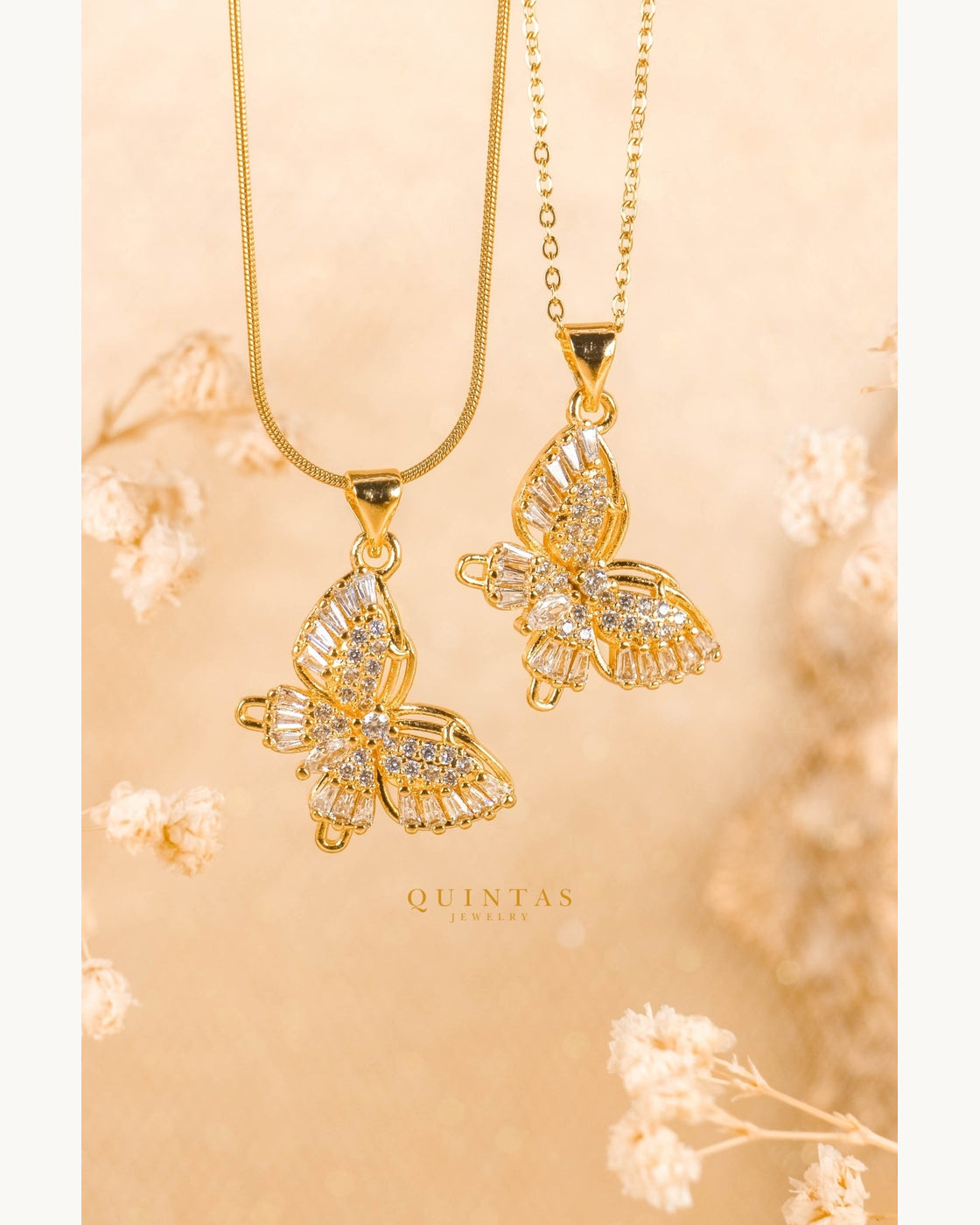Celestis Butterfly Necklace