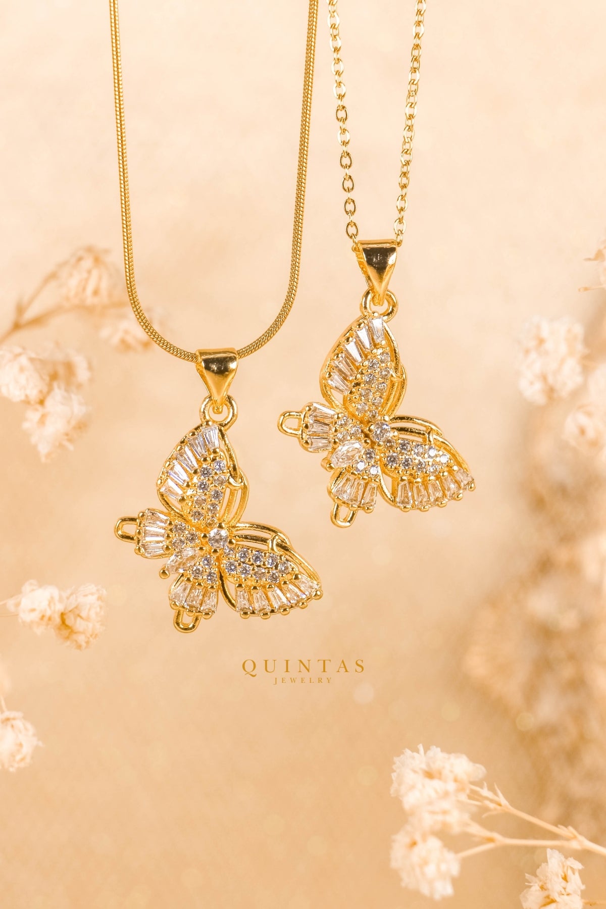 Celestis Butterfly Necklace