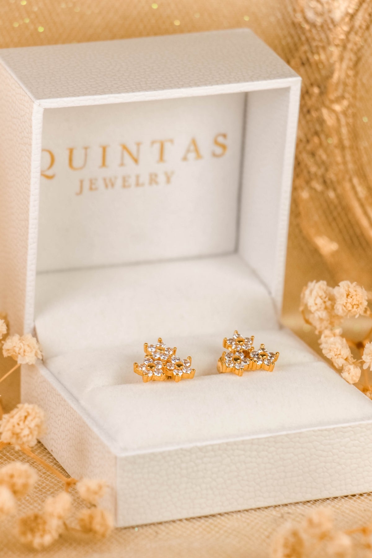 Estelle Flower Stud Earrings