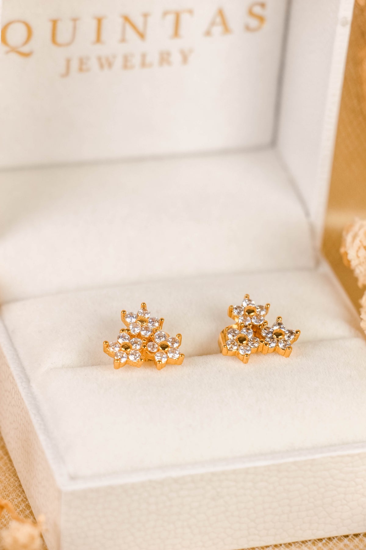Estelle Flower Stud Earrings