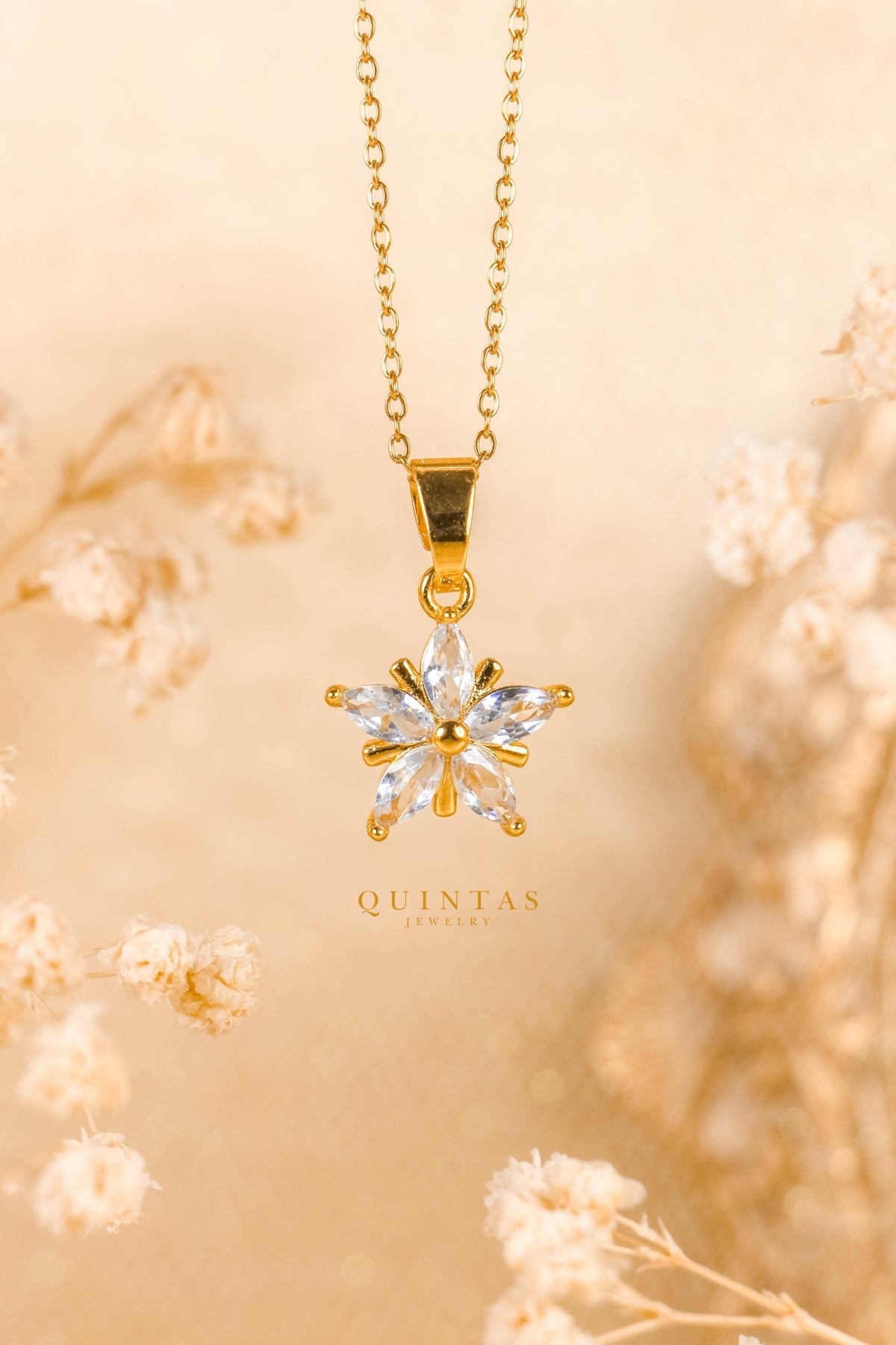 Aurora Light Flower Necklace