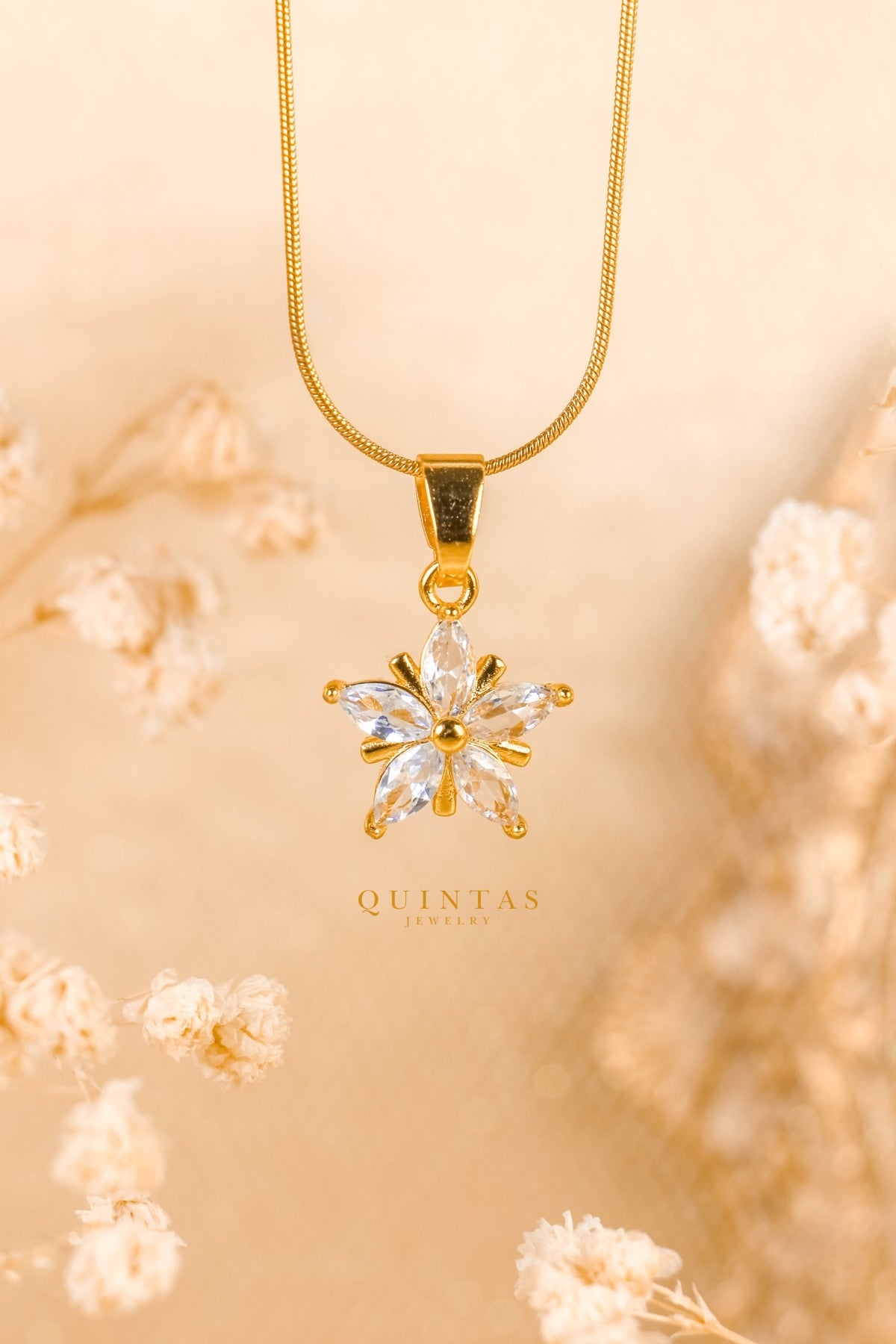 Aurora Light Flower Necklace