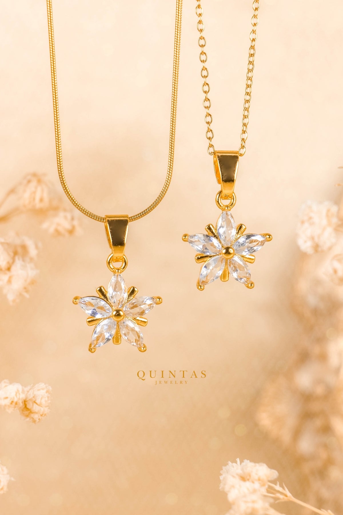 Aurora Light Flower Necklace