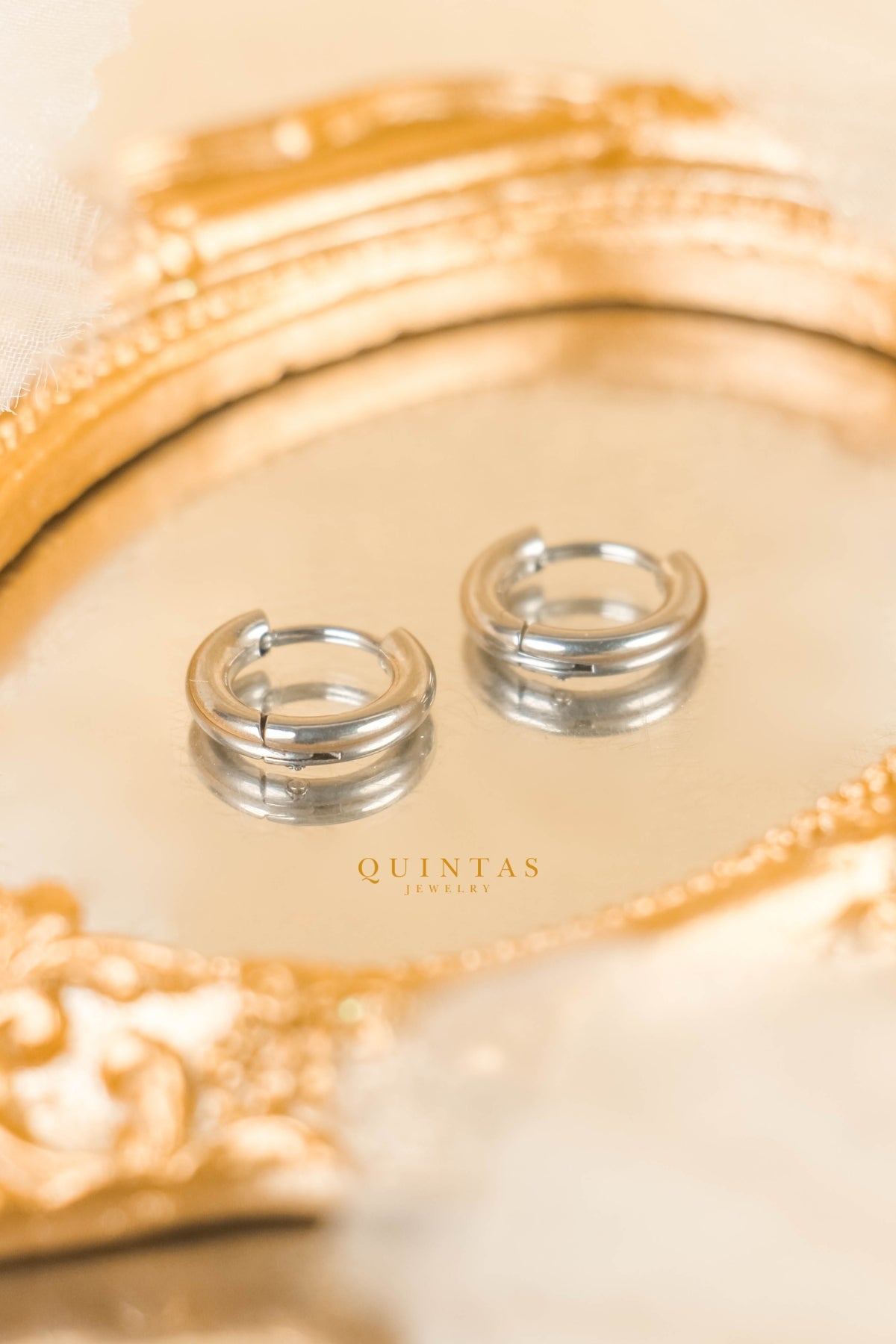 Classic Hoop Silver Earrings