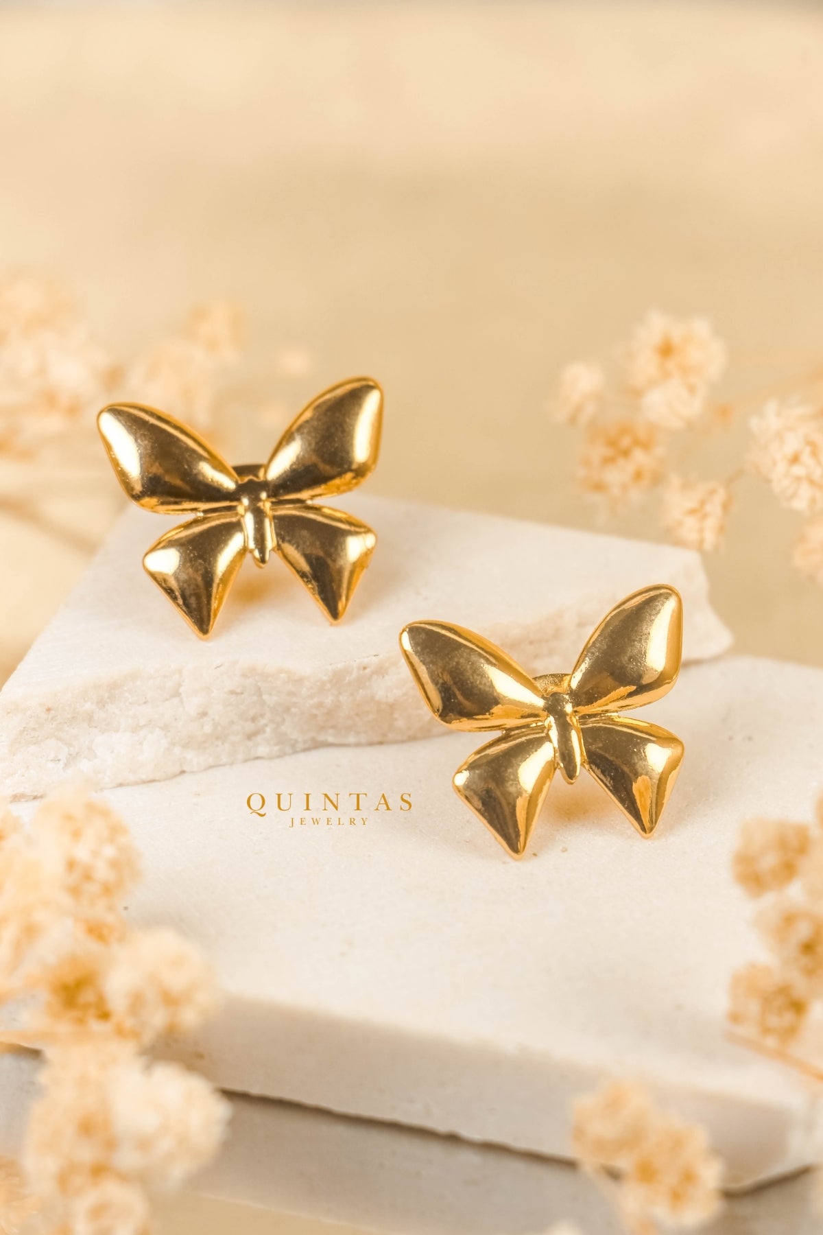Vespera Butterfly Stud Earrings