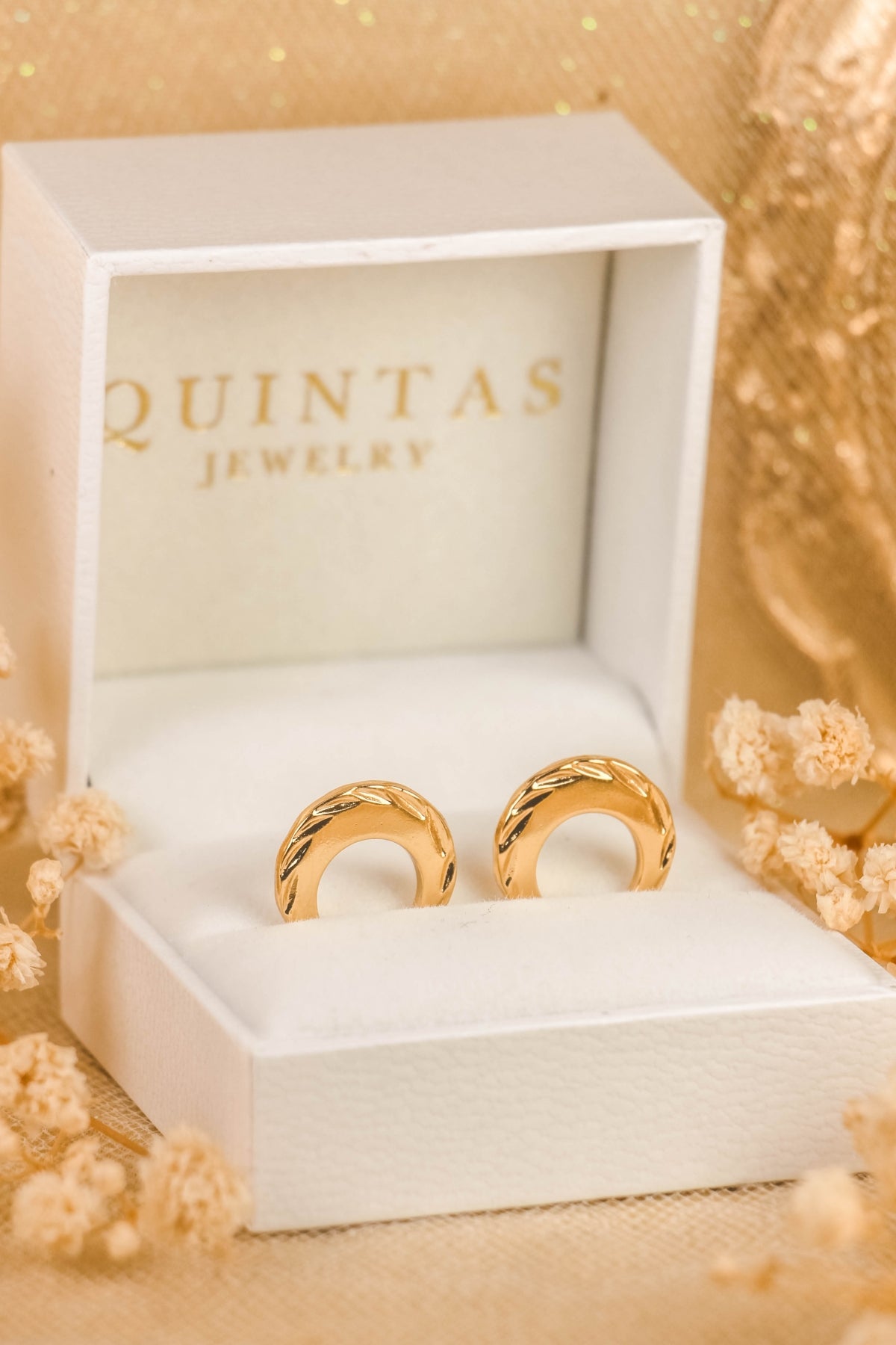 Lara Sculpted Hoop Earrings