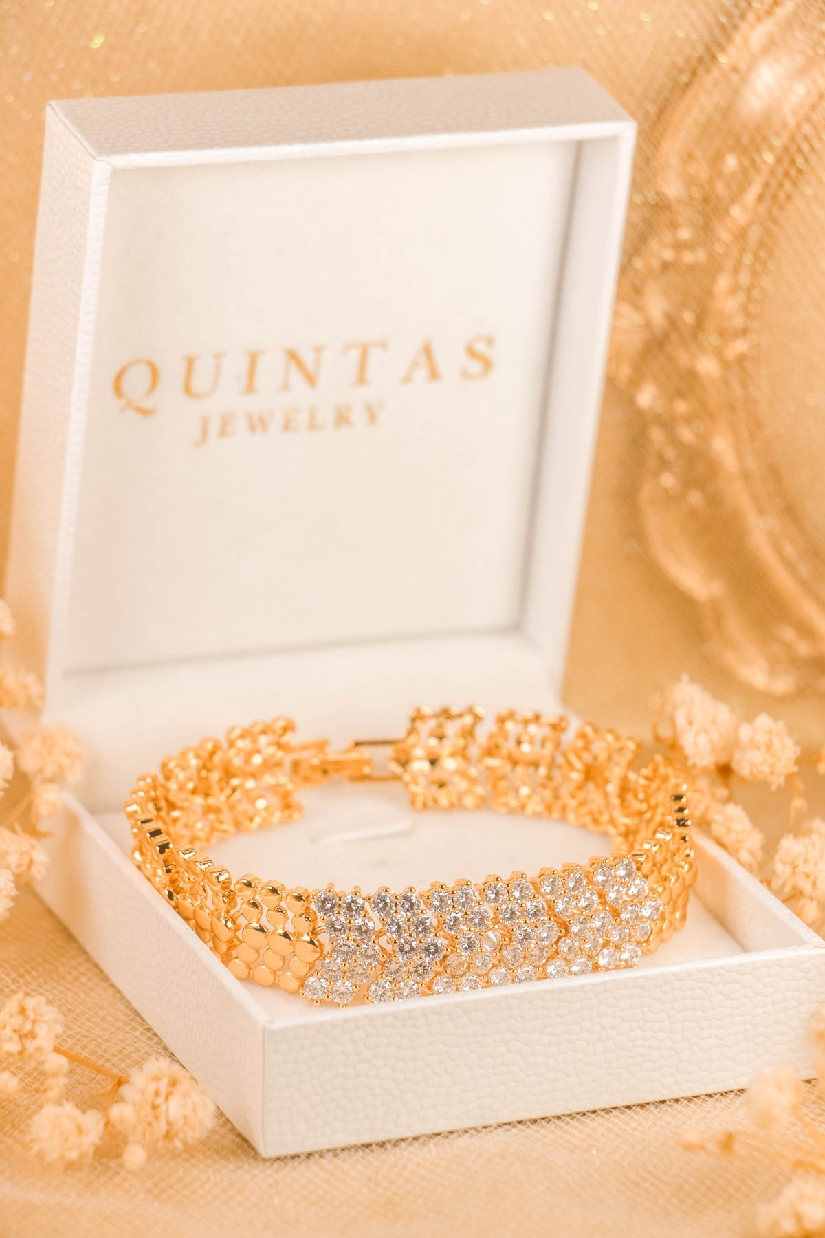 Cassia Diamond Mesh Bracelet