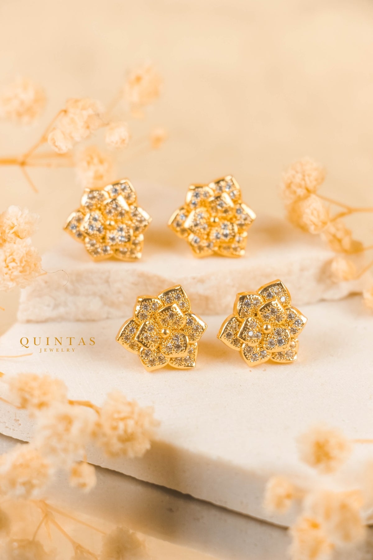 Flora Blossom Stud Earrings