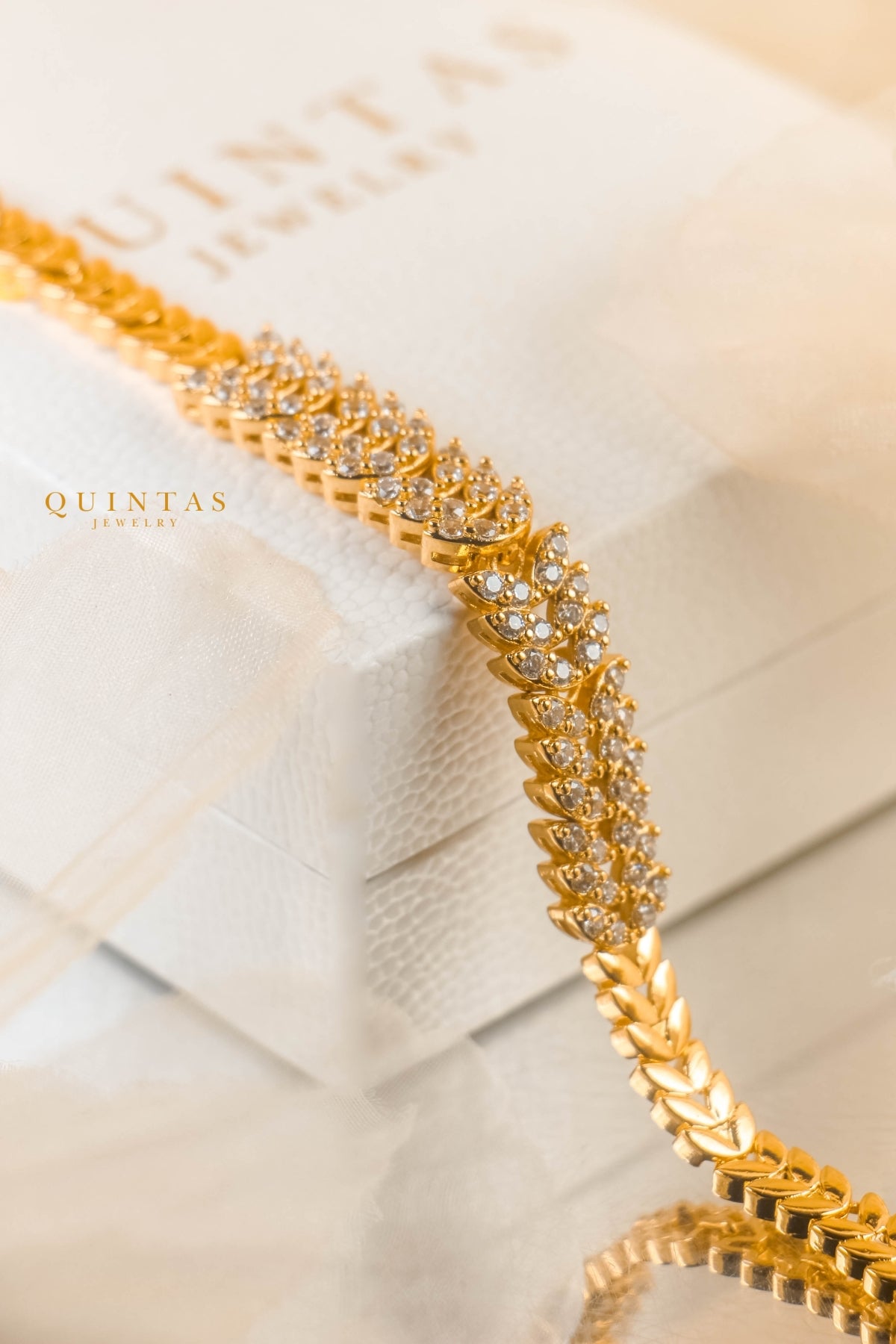 Leaf Diamond Bracelet
