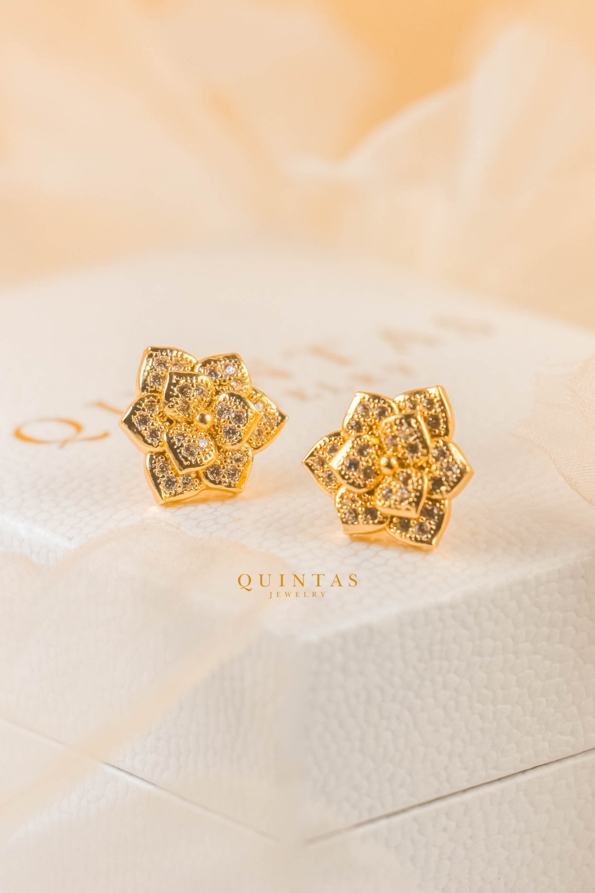Flora Blossom Stud Earrings