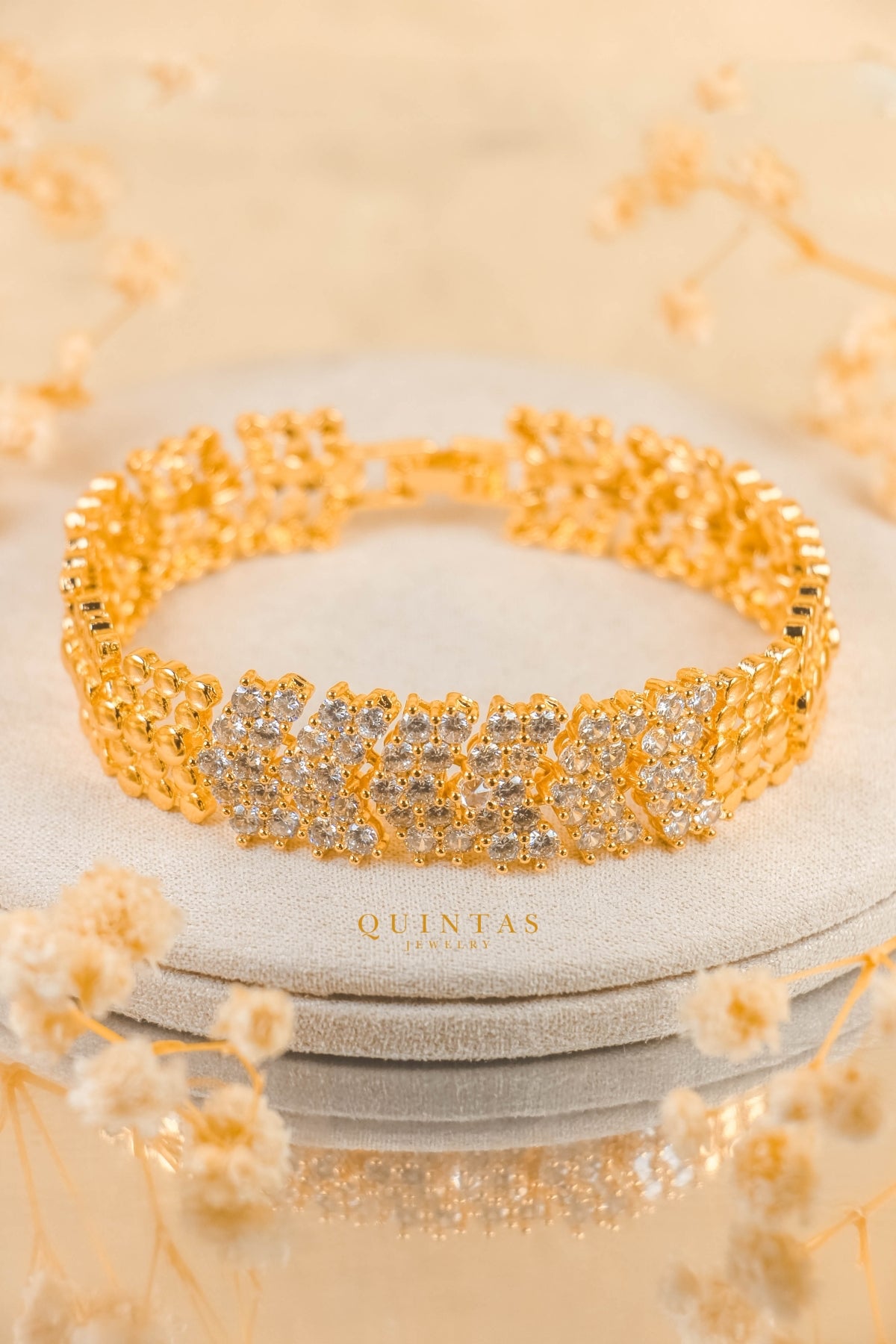 Cassia Diamond Mesh Bracelet