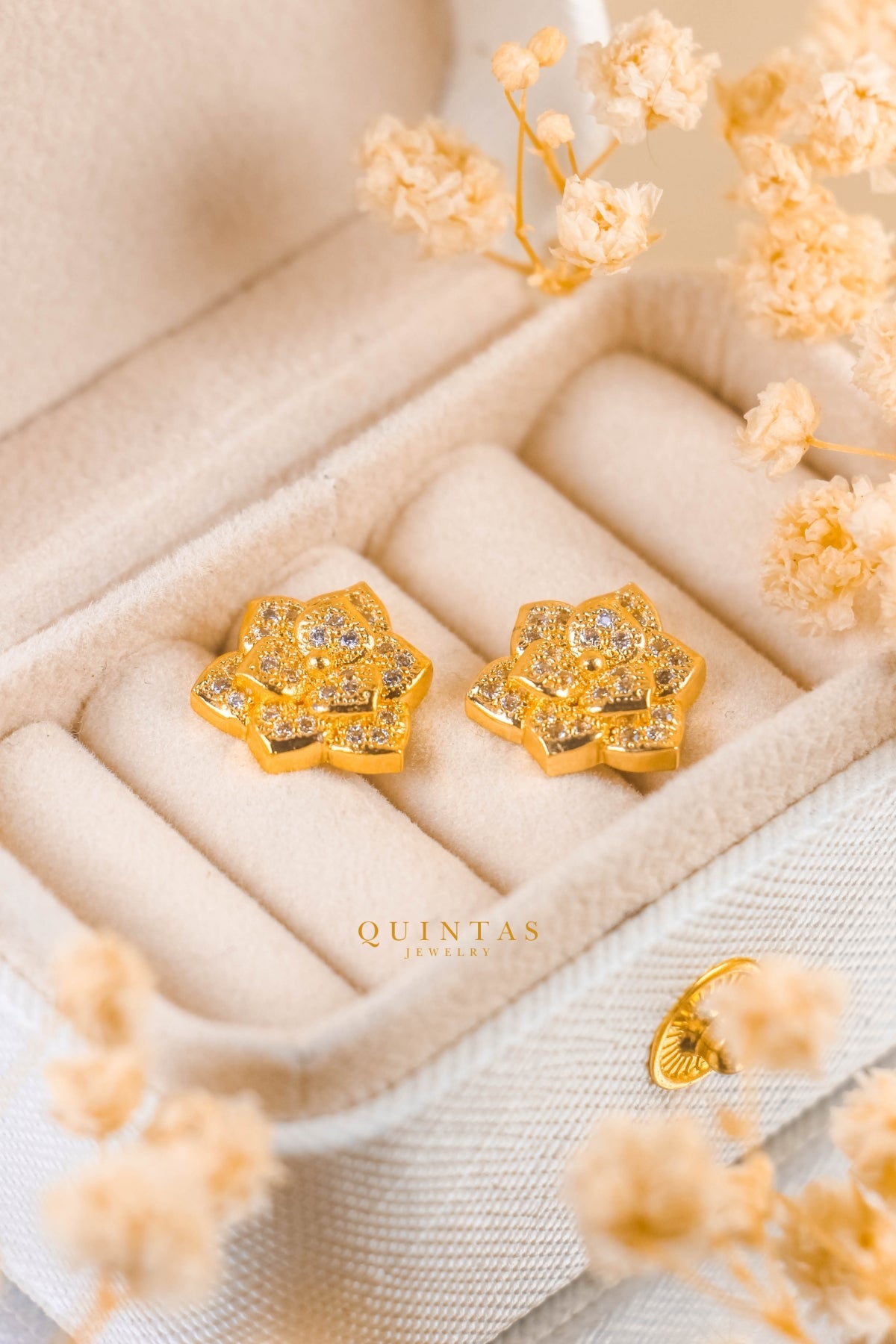 Flora Blossom Stud Earrings