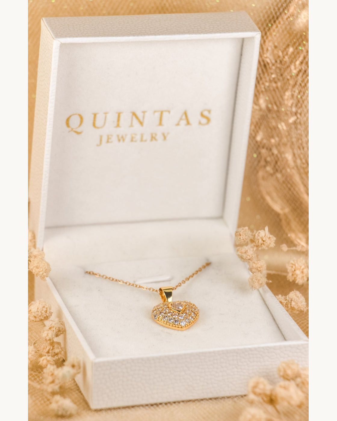 Sparkling Heart Necklace