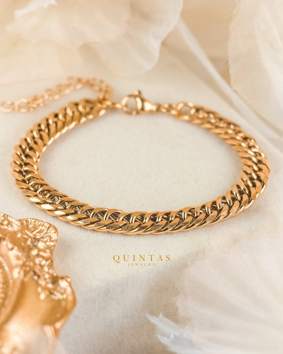 Valen Gold Cuban Bracelet