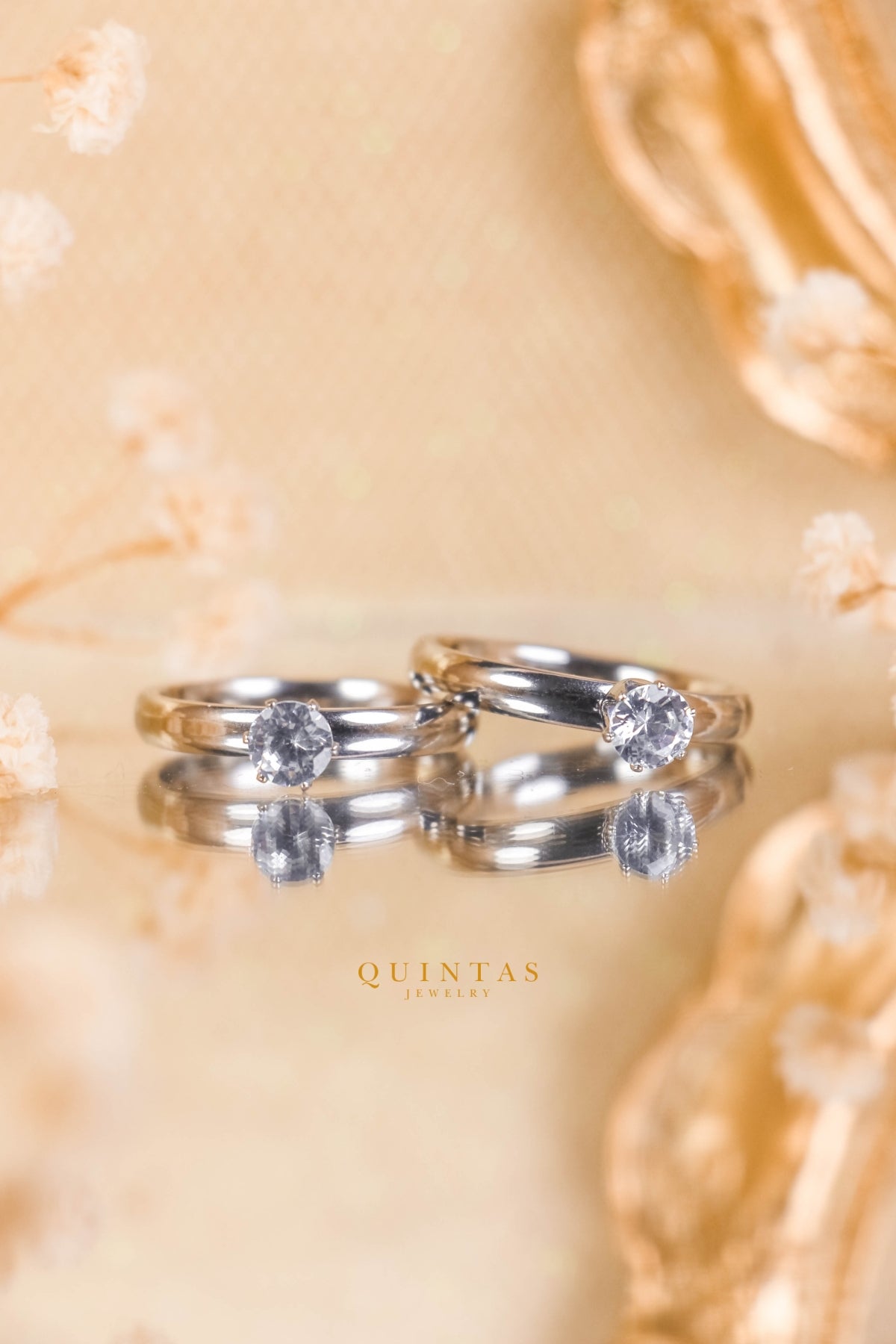 Classic Diamond Silver Ring