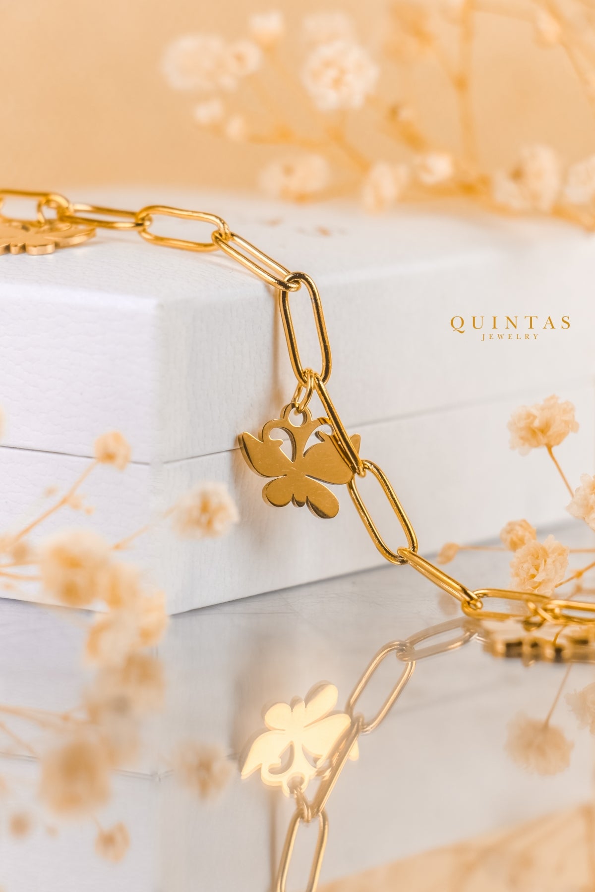 Lumière Butterfly Link Bracelet