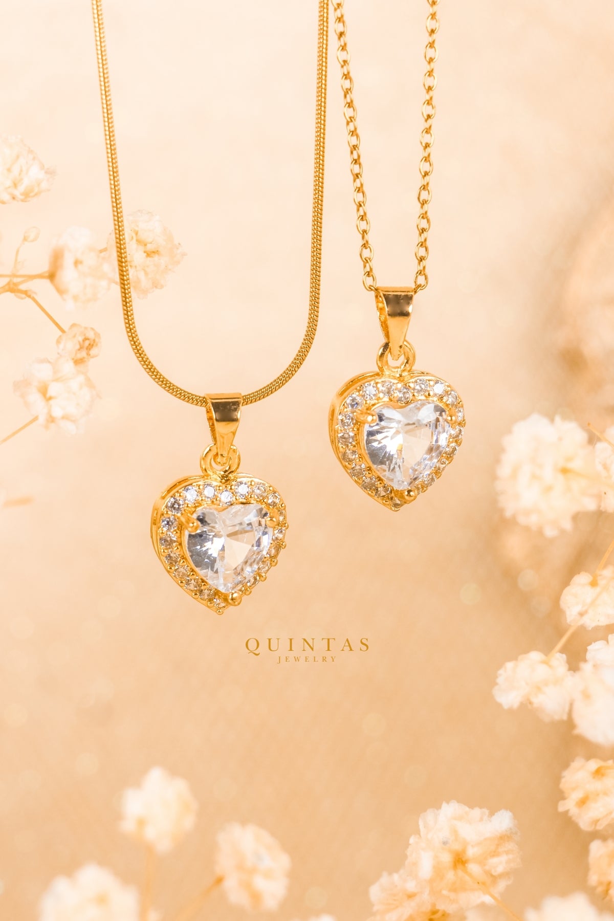 Arielle Heart Diamond Necklace