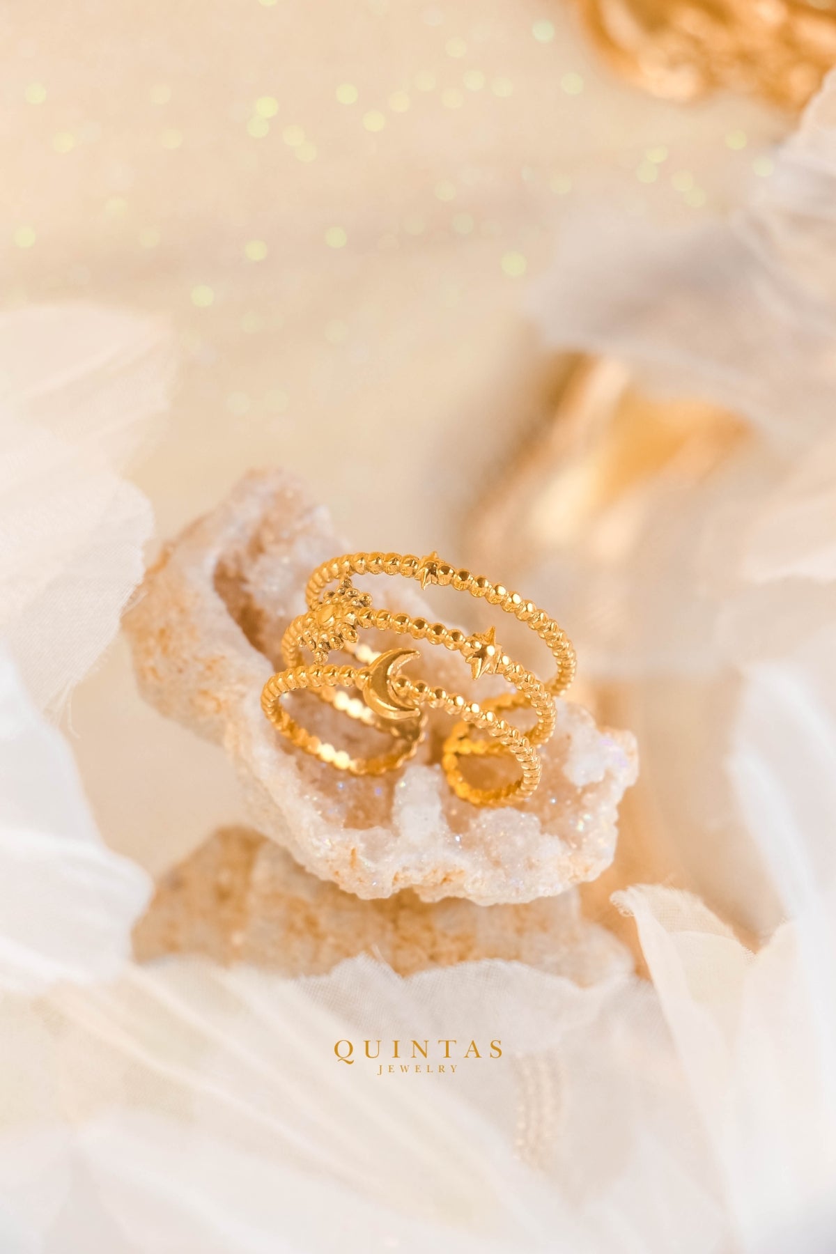 Celestial Three-Layer Ring (Adjustable)