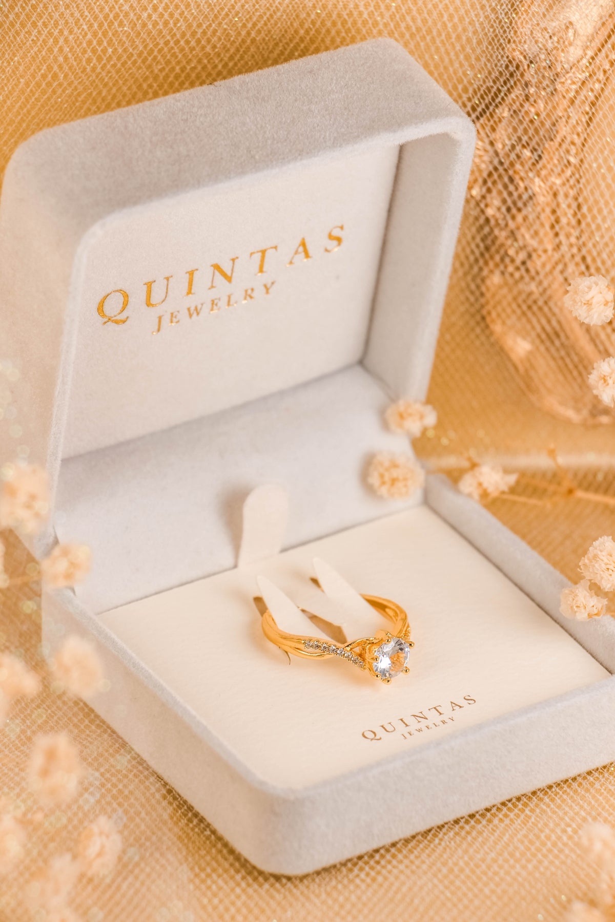 Infinity Diamond Ring (Adjustable)