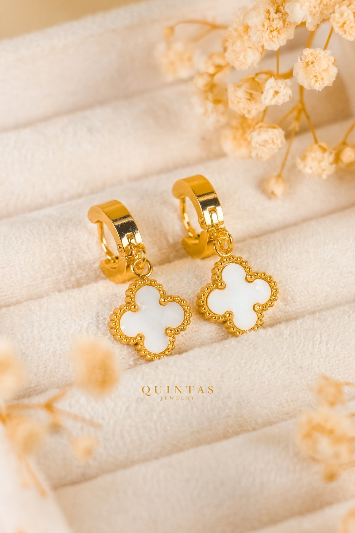 Clover Hoop Earrings