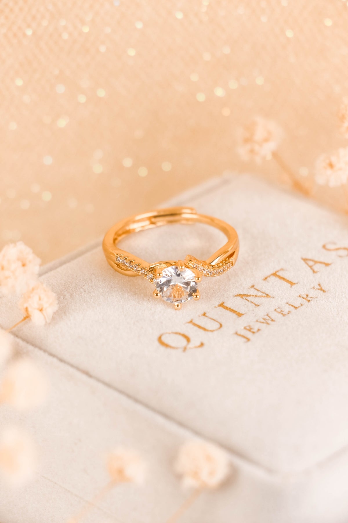 Infinity Diamond Ring (Adjustable)