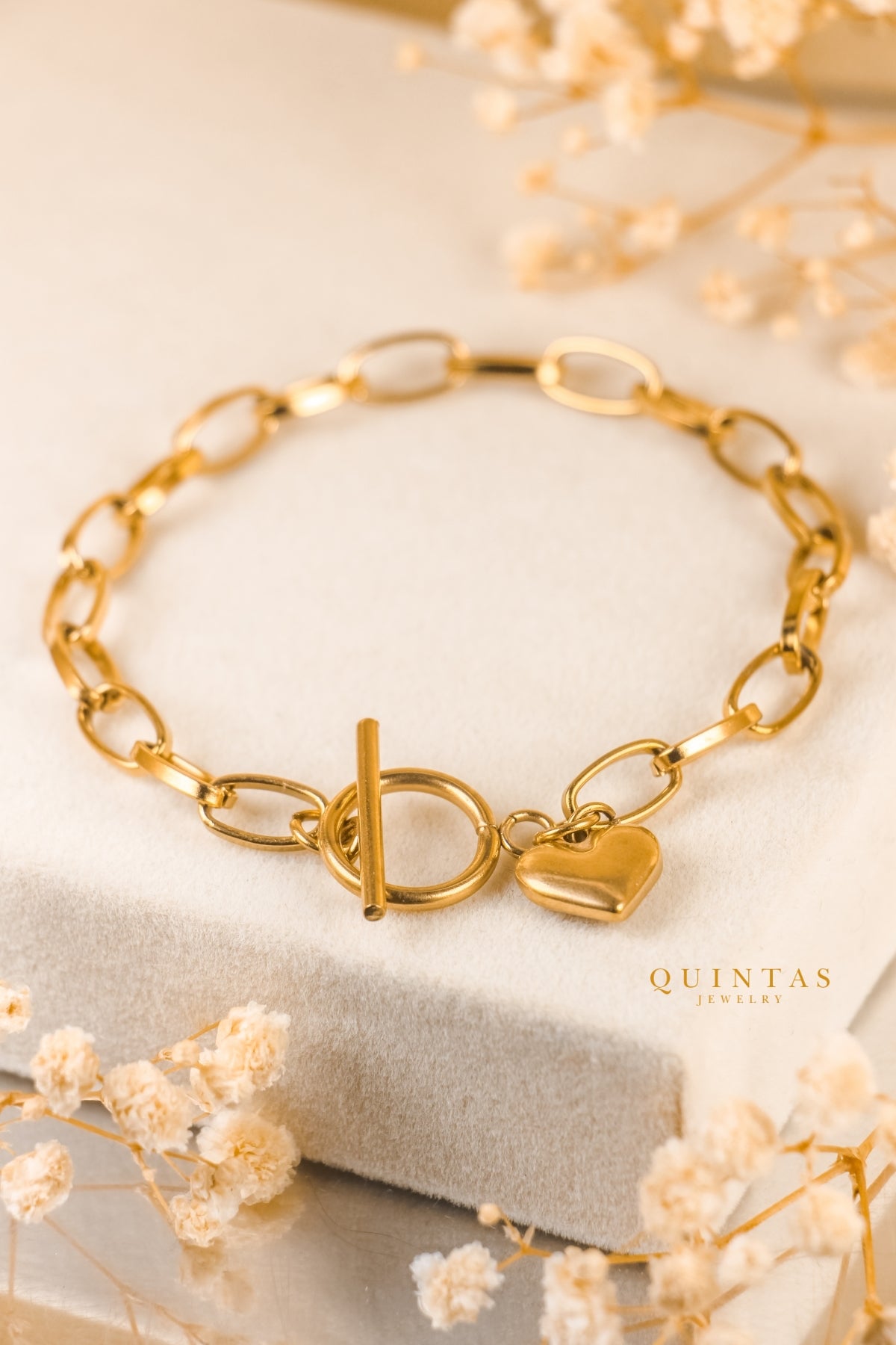 Forever Heart Link Bracelet