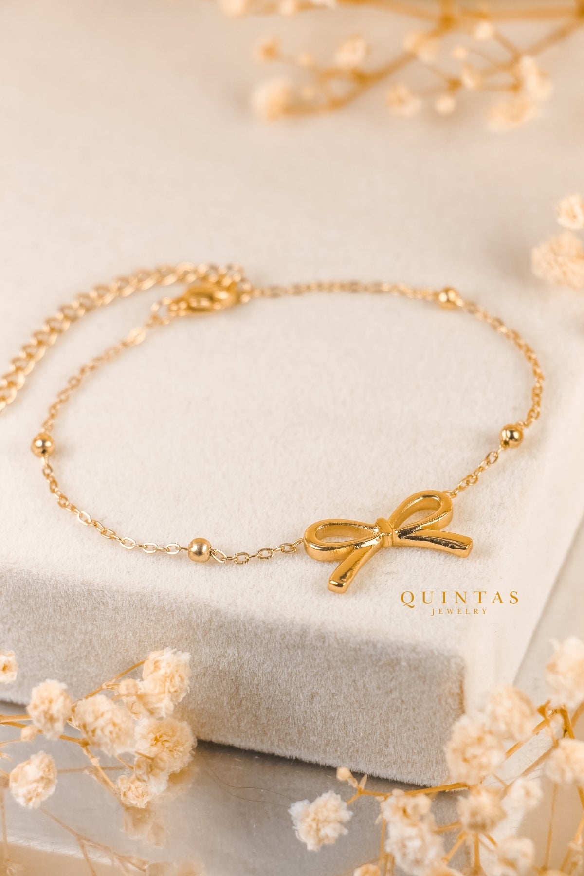 Bow Charm Bracelet