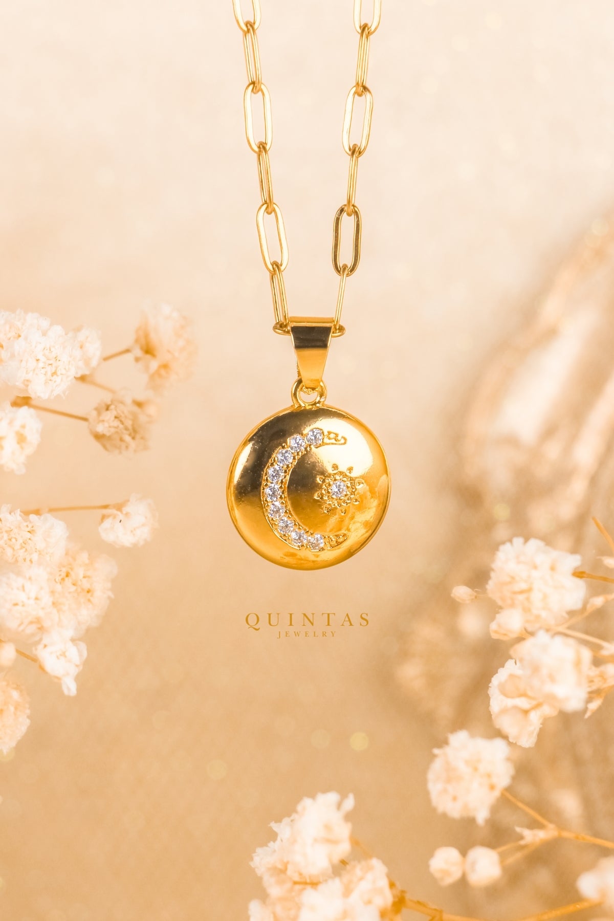 Guiding Star Medallion Necklace