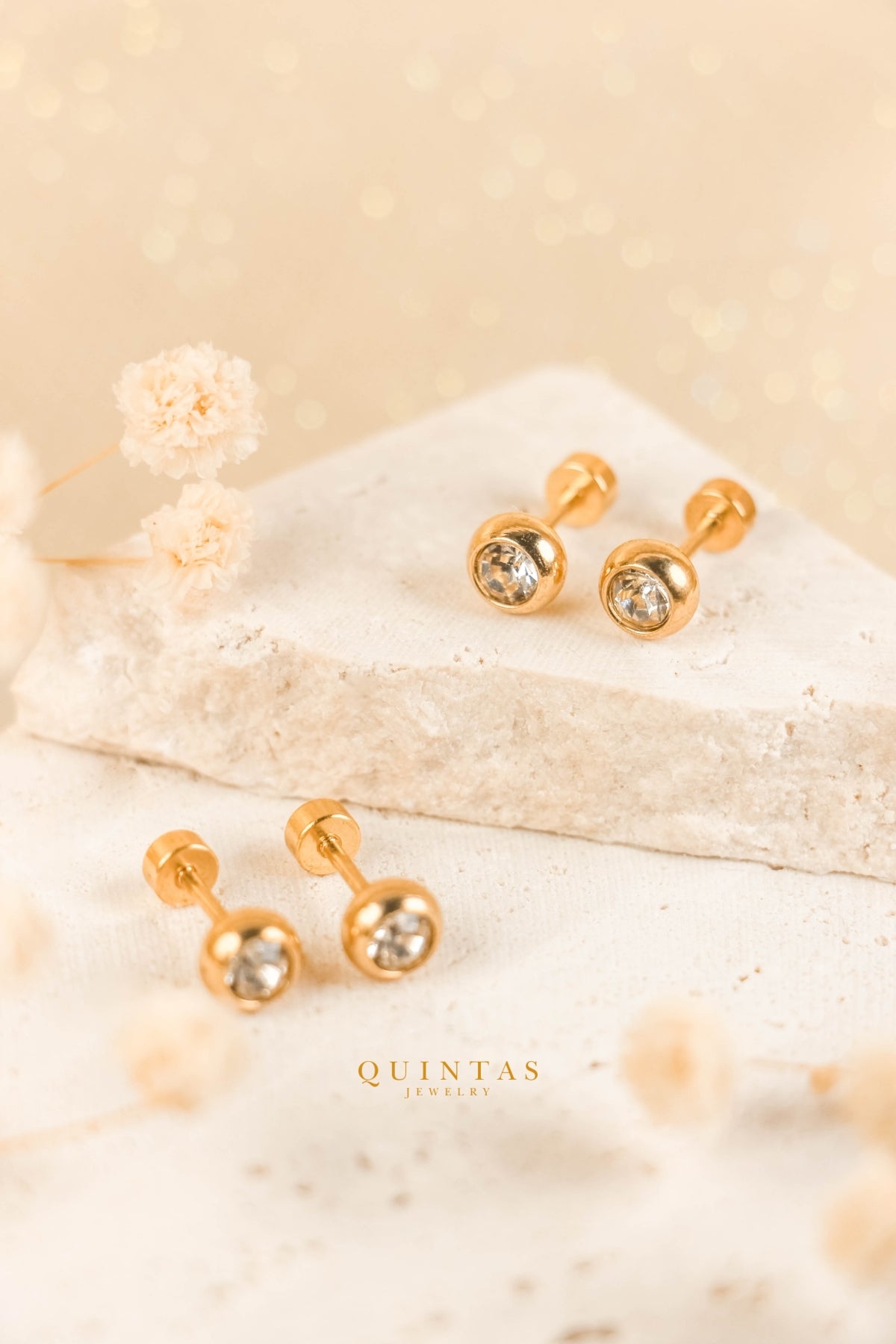 Evelyn Diamond Stud Earrings
