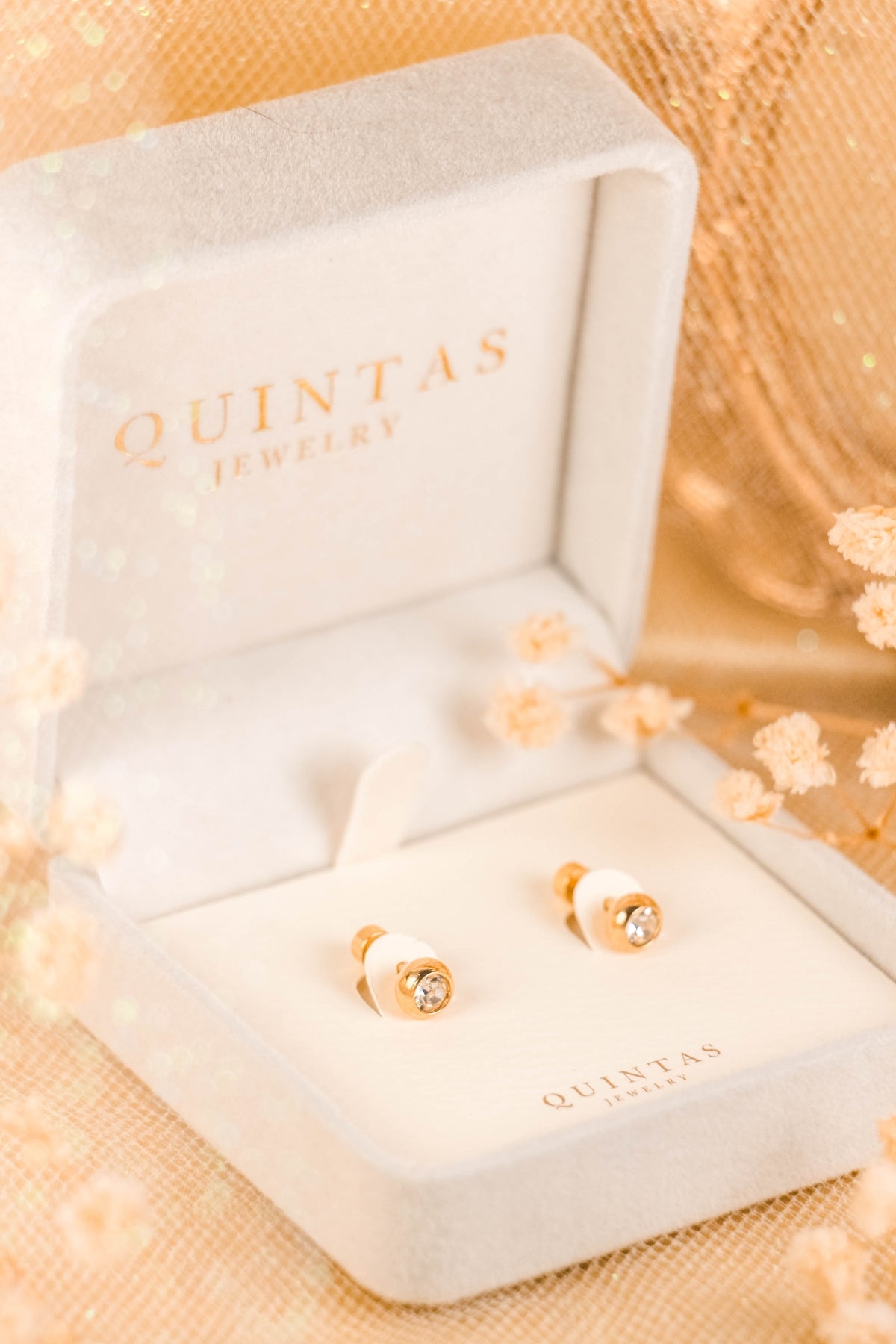Evelyn Diamond Stud Earrings
