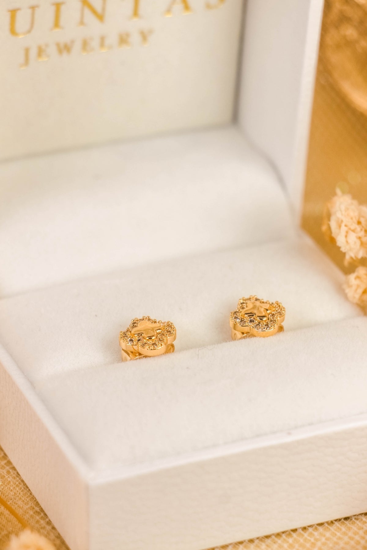 Clara Clover Stud Earrings